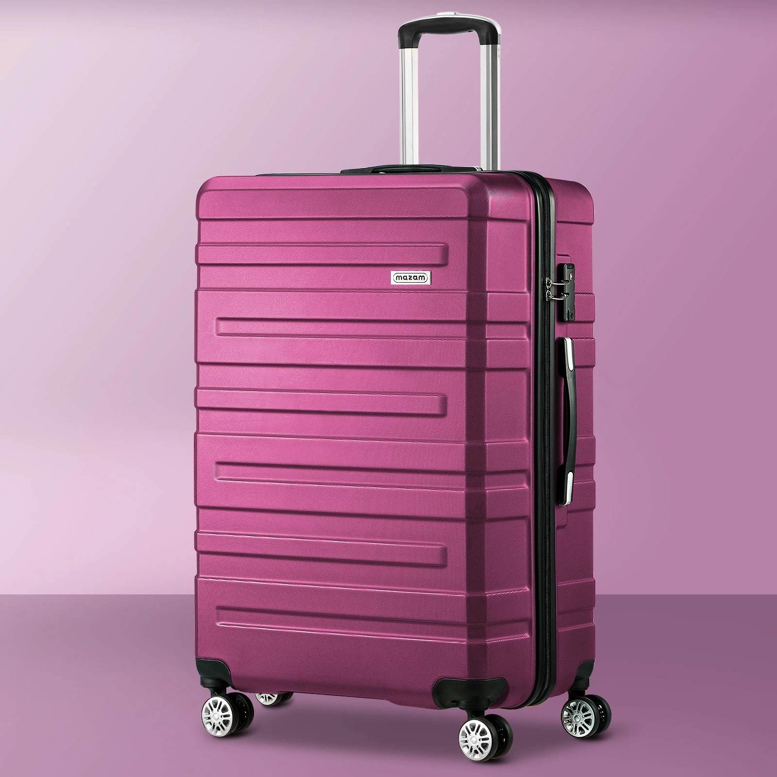 3 Mazam 28" Luggage Suitcase Travel TSA Lock Storage Hard Shell Case - Multi, 3 of 10