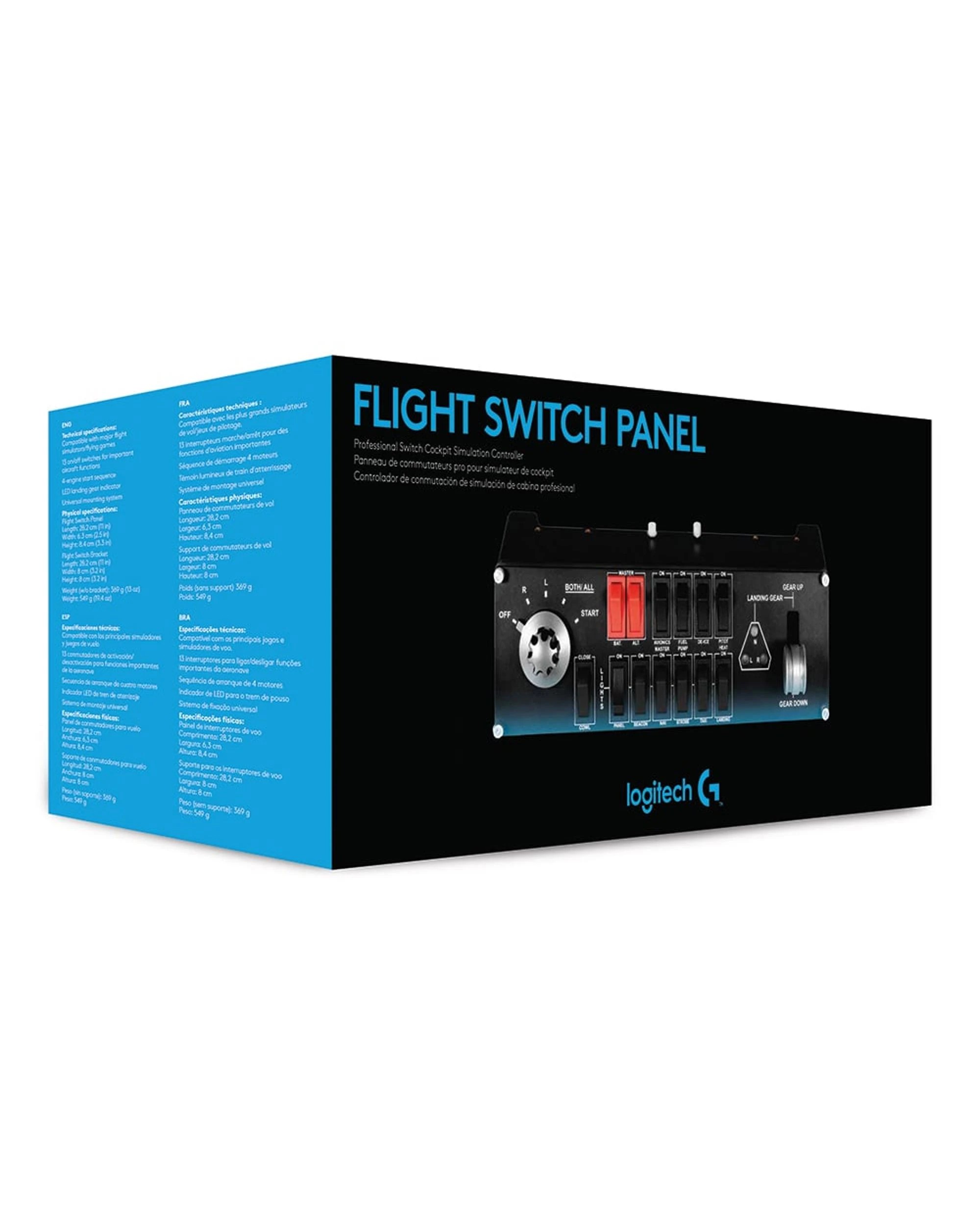 5 Logitech G Flight Switch Panel - Black, 5 of 5