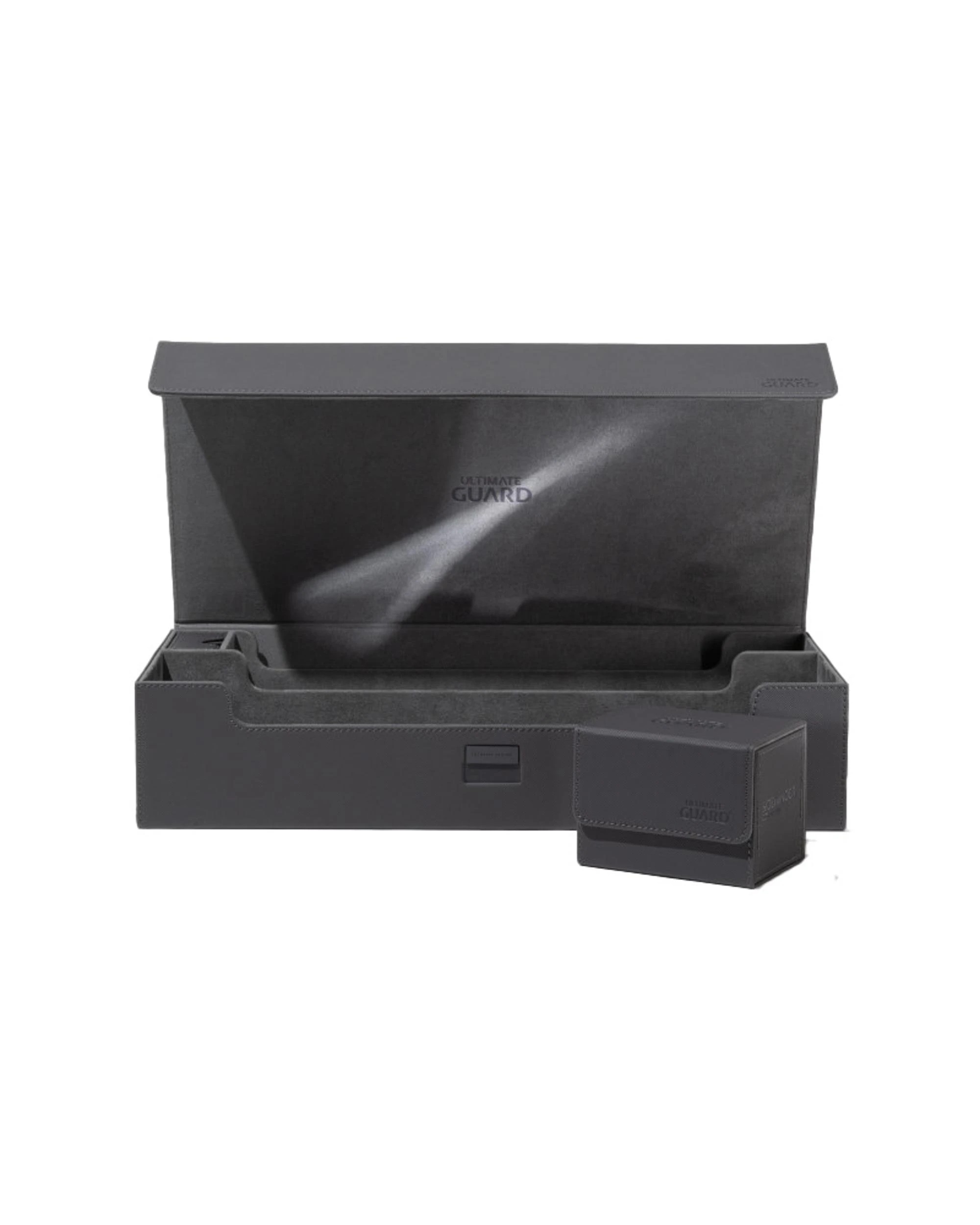 3 Ultimate Guard Superhive 550+ Xenoskin Monocolor Deck Box - Grey, 3 of 5