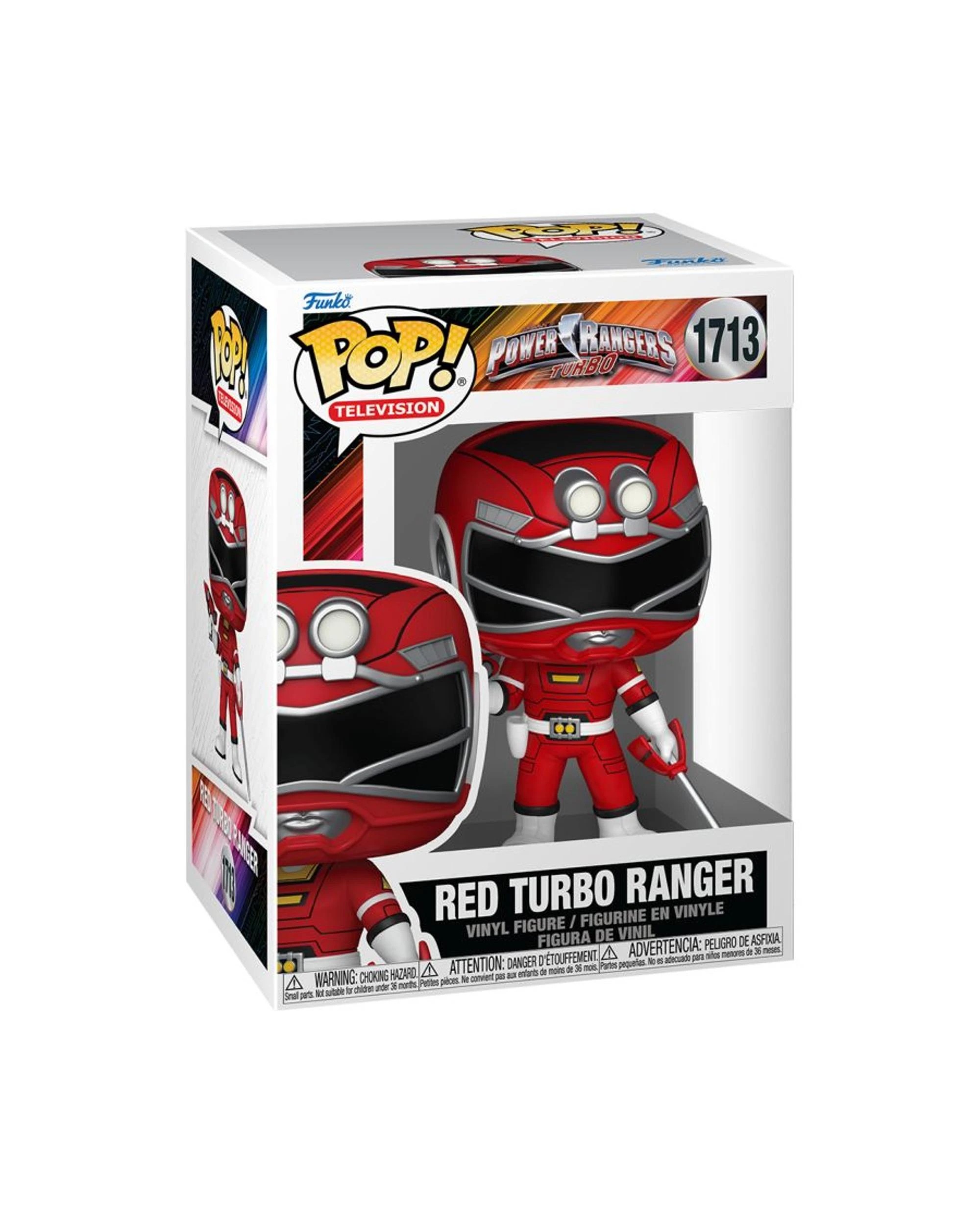 3 Power Rangers Turbo Red Turbo Ranger Funko POP! Vinyl, 3 of 3