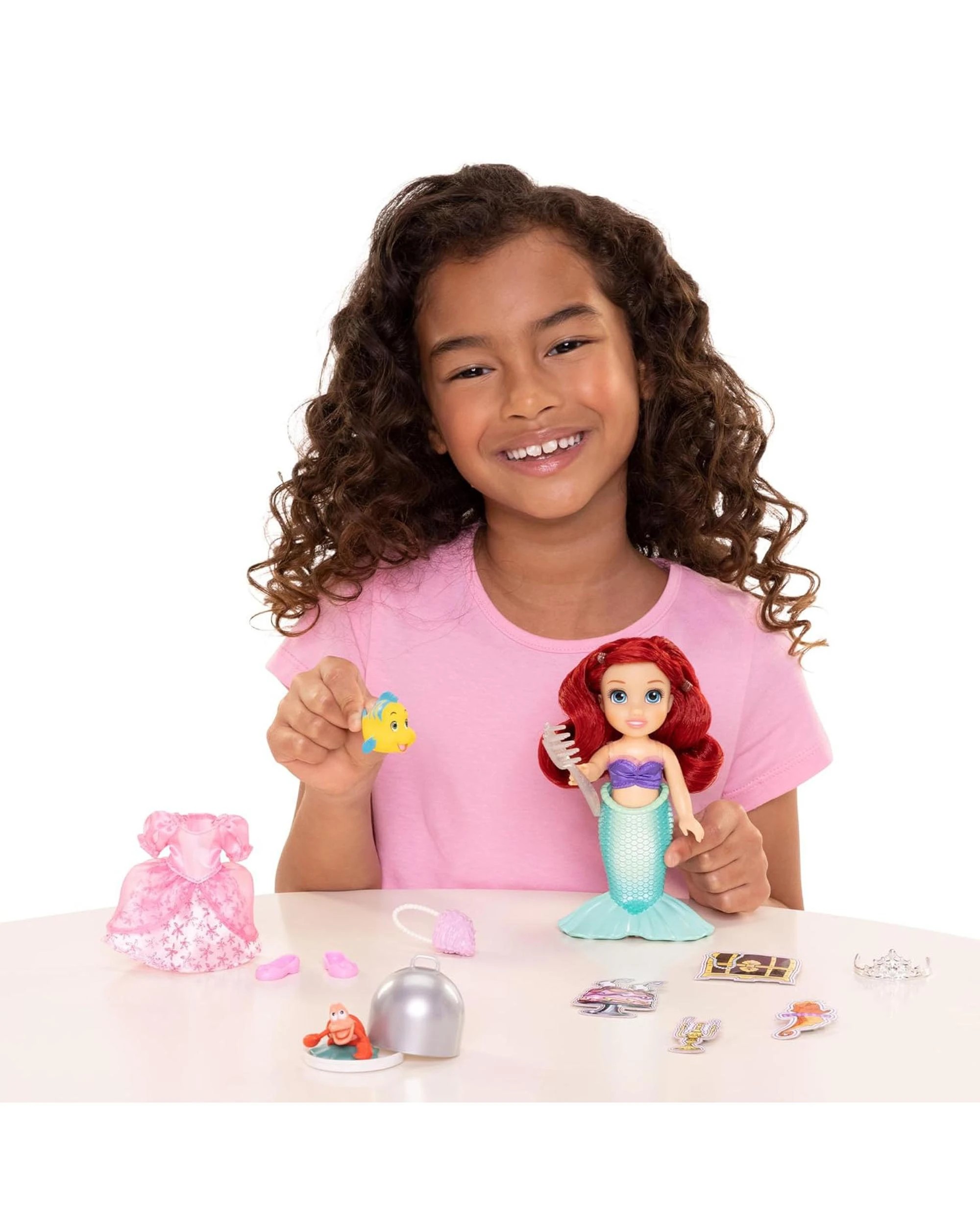 7 Disney Princess Sea and Land Ariel Doll Playset, 7 of 9