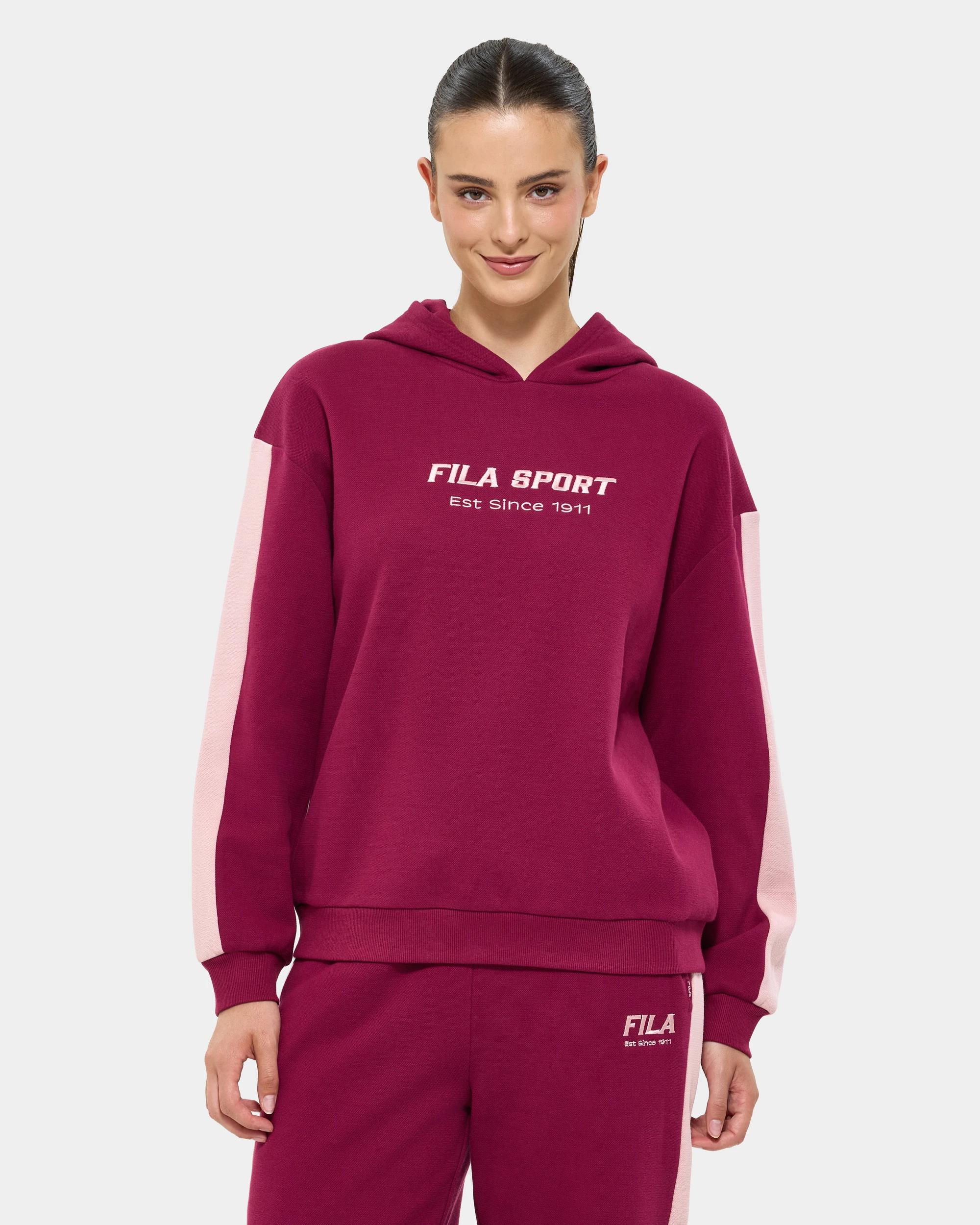 1 Fila Dara Hoodie WINE, 1 of 6