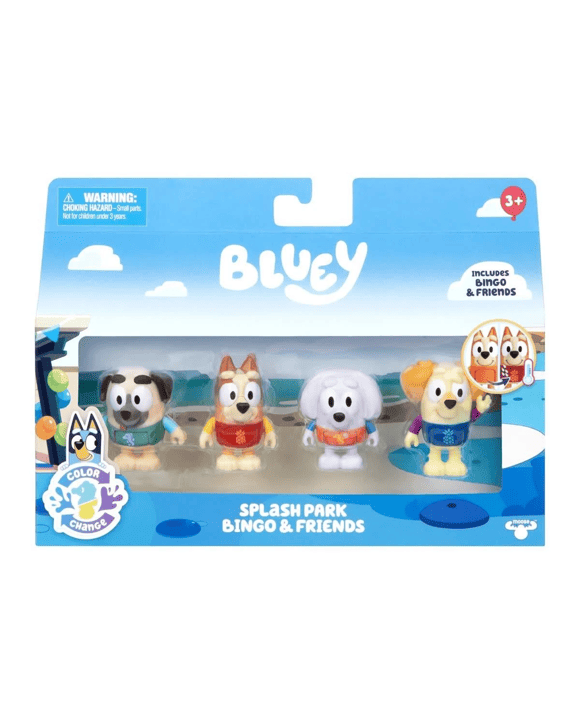 4 Pack Splash Park Bingo & Friends Exclusive Playset