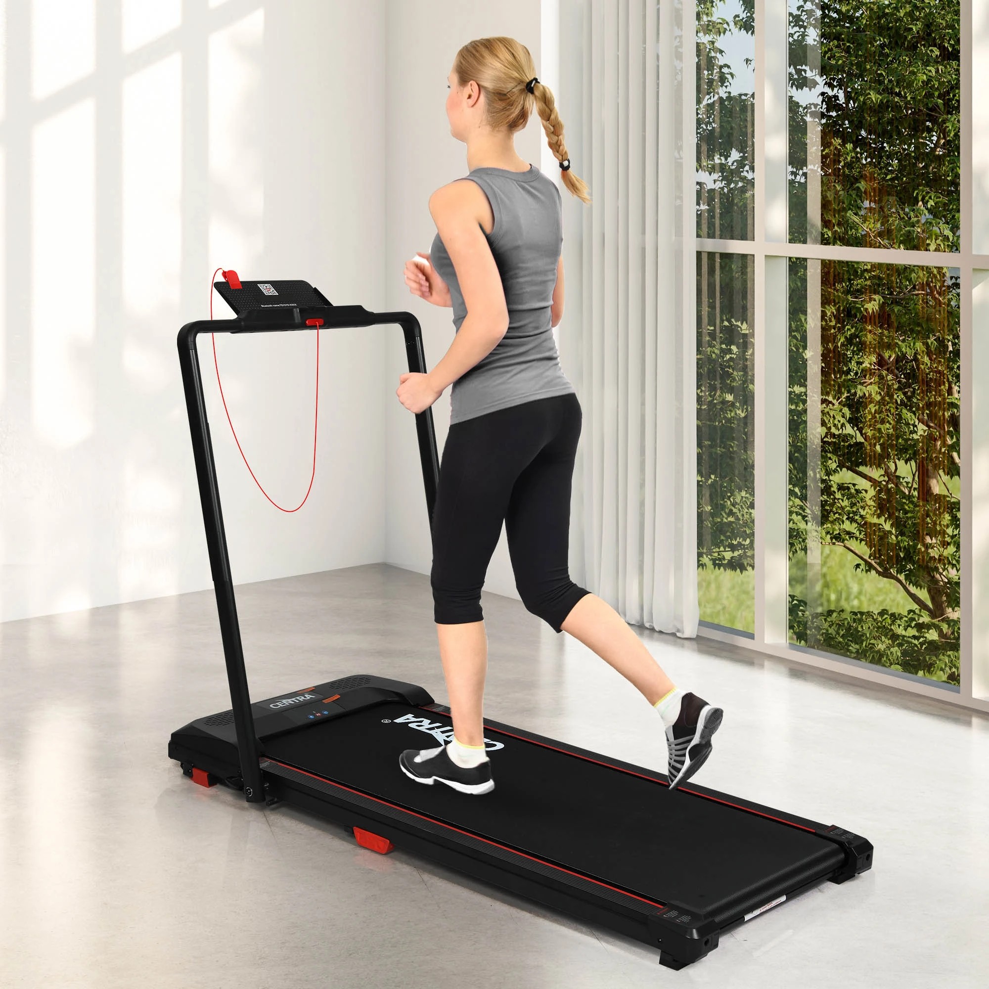 7 Centra Electric Treadmill Walking Pad Remote Control Foldable Handrail Fitness, 7 of 9