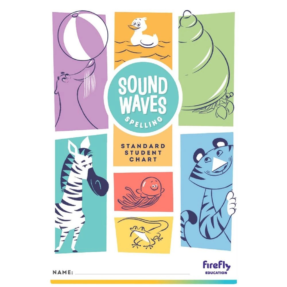 1 Sound Waves Spelling Standard A3 Student Chart, 1 of 1