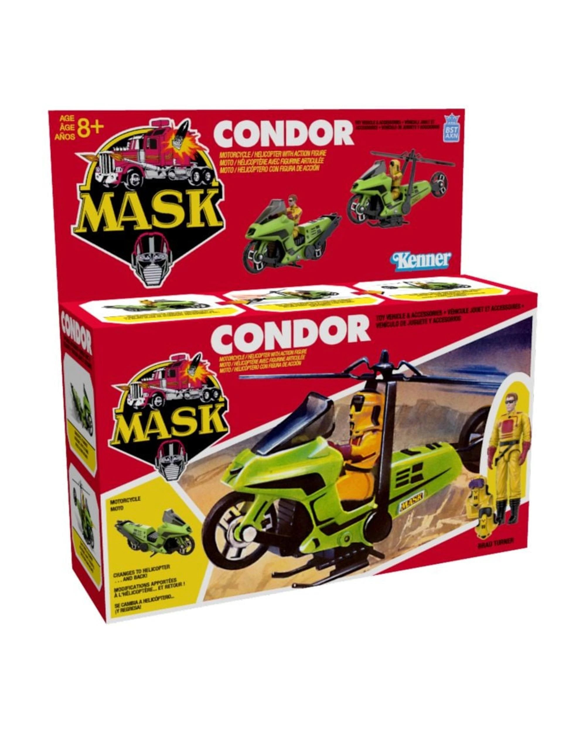 3 M.A.S.K. Condor Motorcycle/Helicopter Vehicle and Action Figure, 3 of 3
