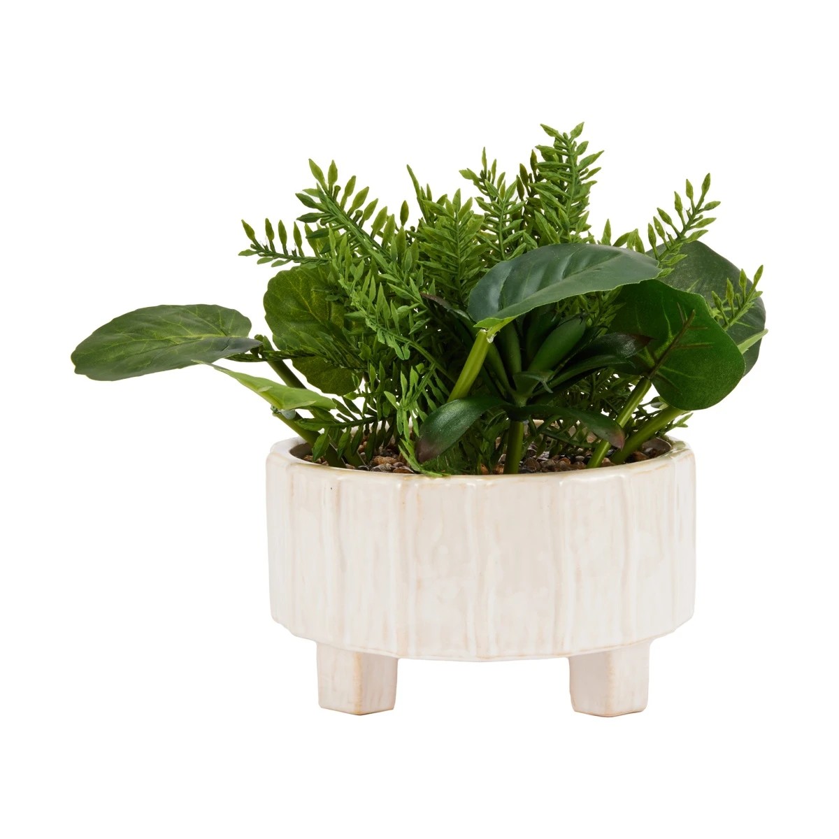 2 Artificial Mixed Foliage in Pot, 2 of 10