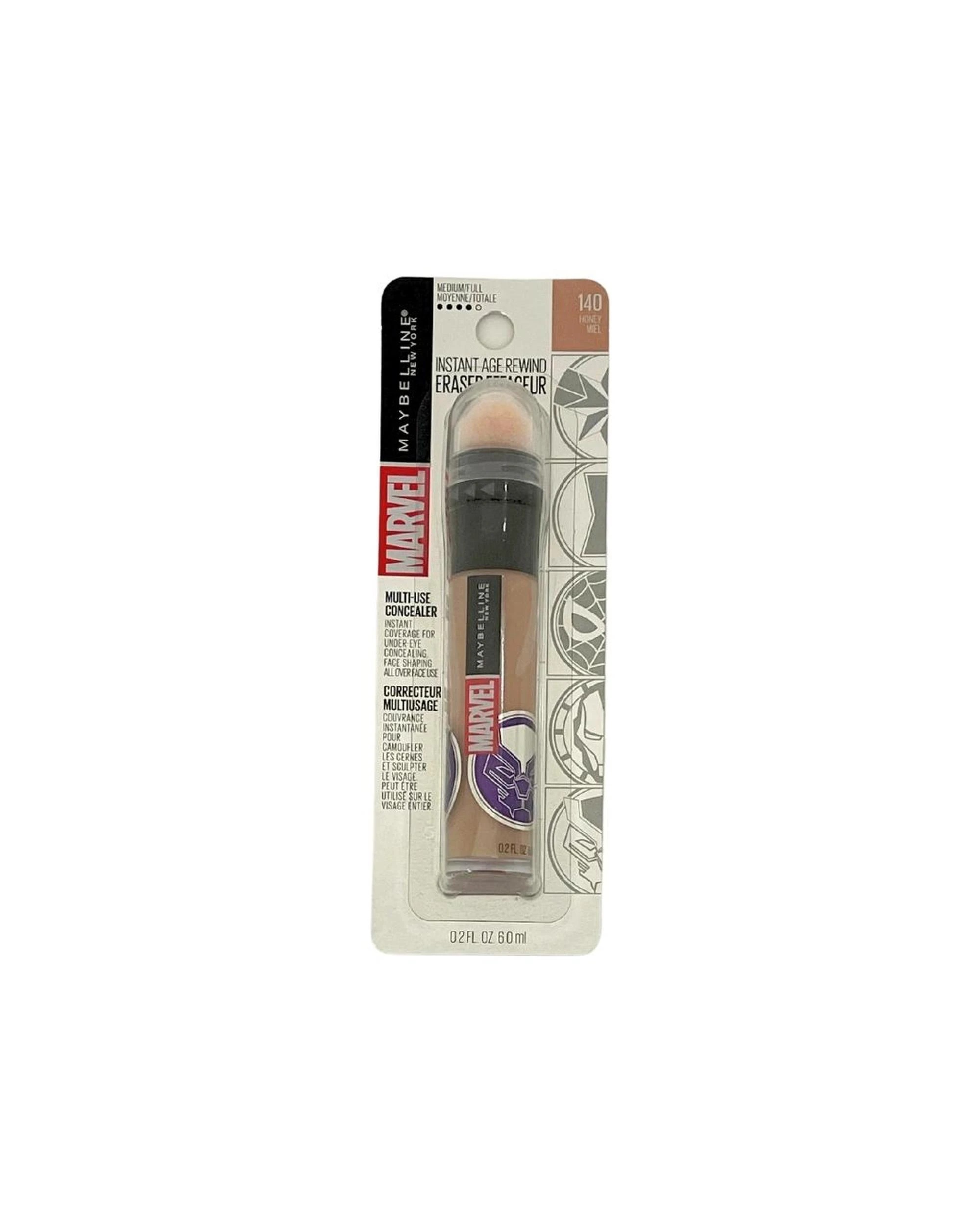 1 Maybelline Marvel Instant Age Rewind Multi Use Concealer 6mL - 140 Honey - Yellow, 1 of 2