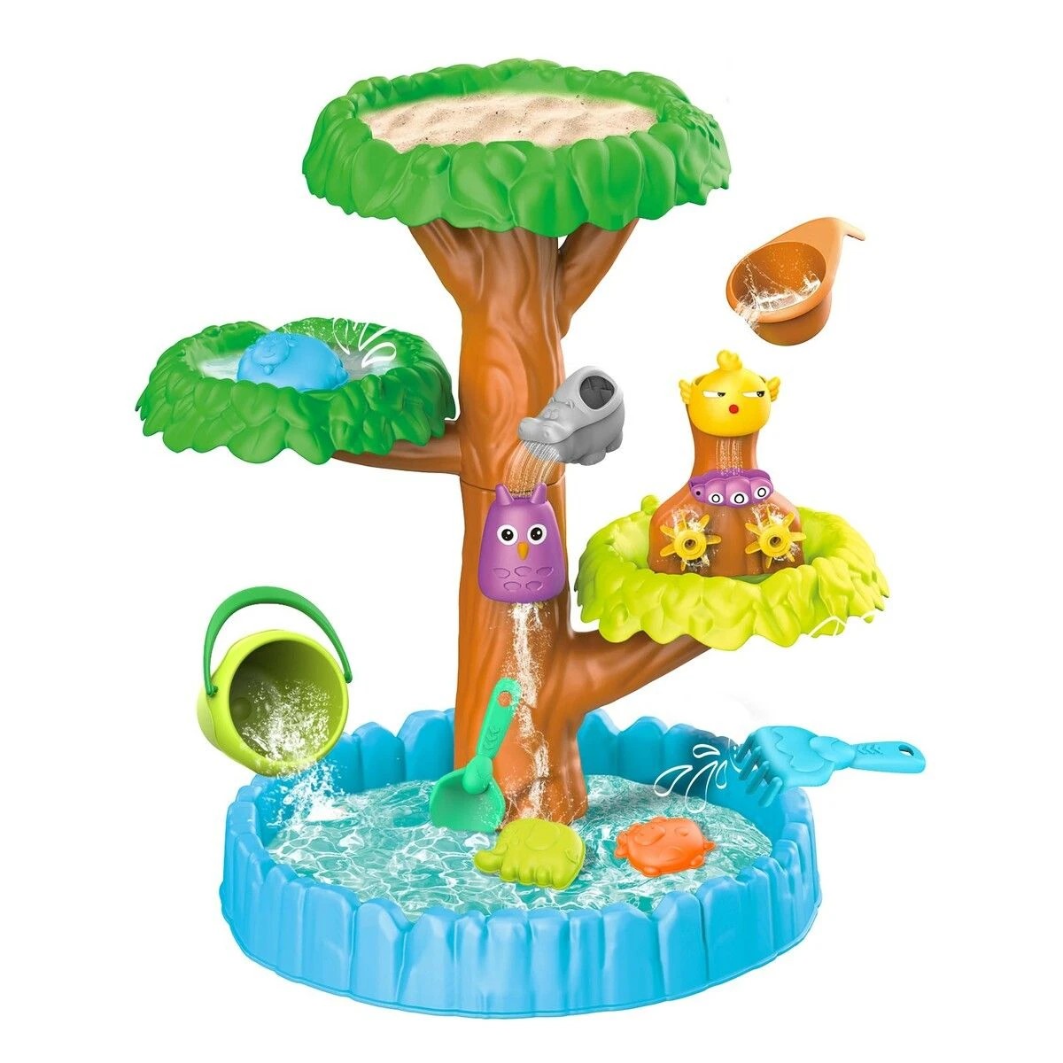 1 AUSWAY Tree Water Table Sand Play Toy Set Educational, 1 of 8