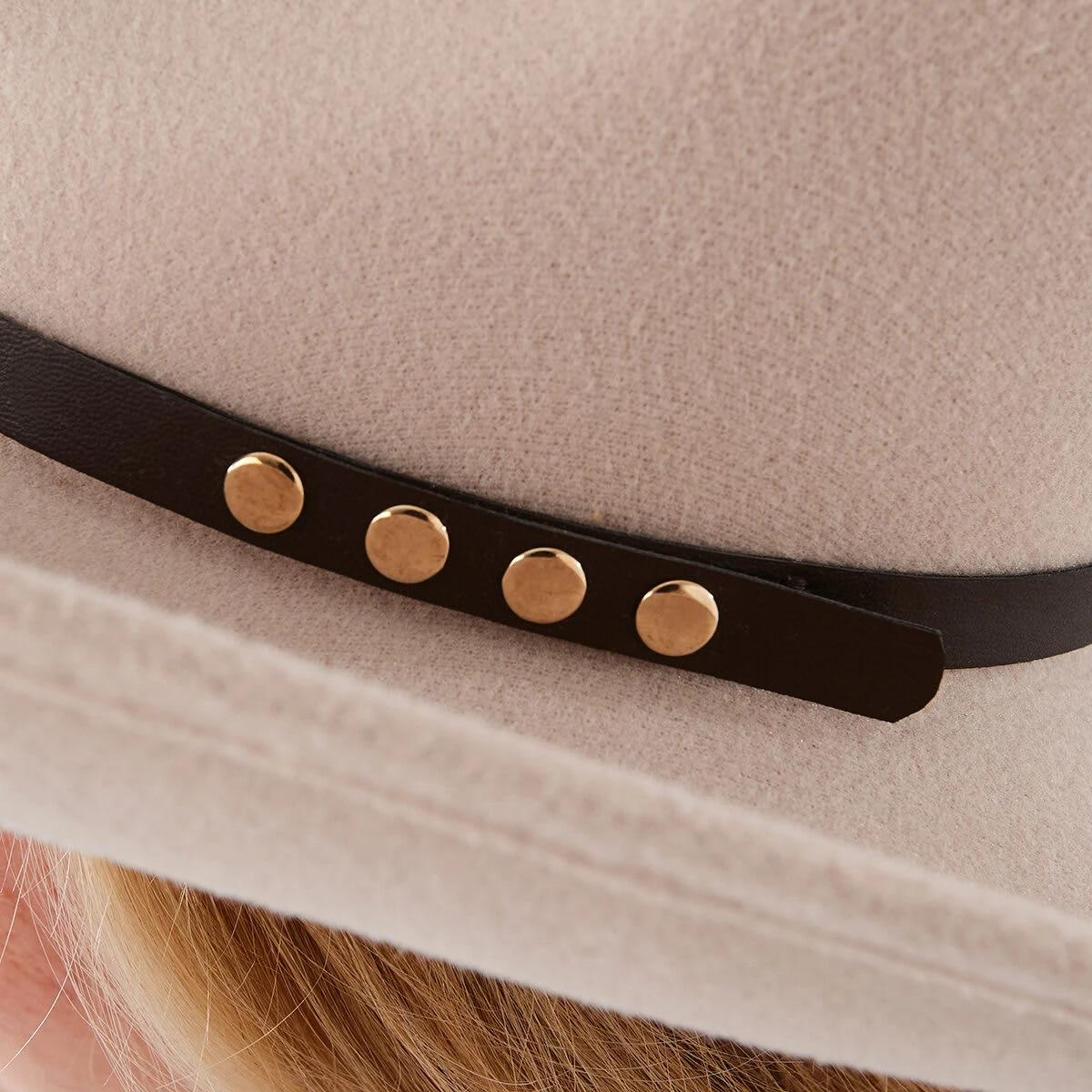 4 Trim Cowboy Hat Beige, 4 of 4