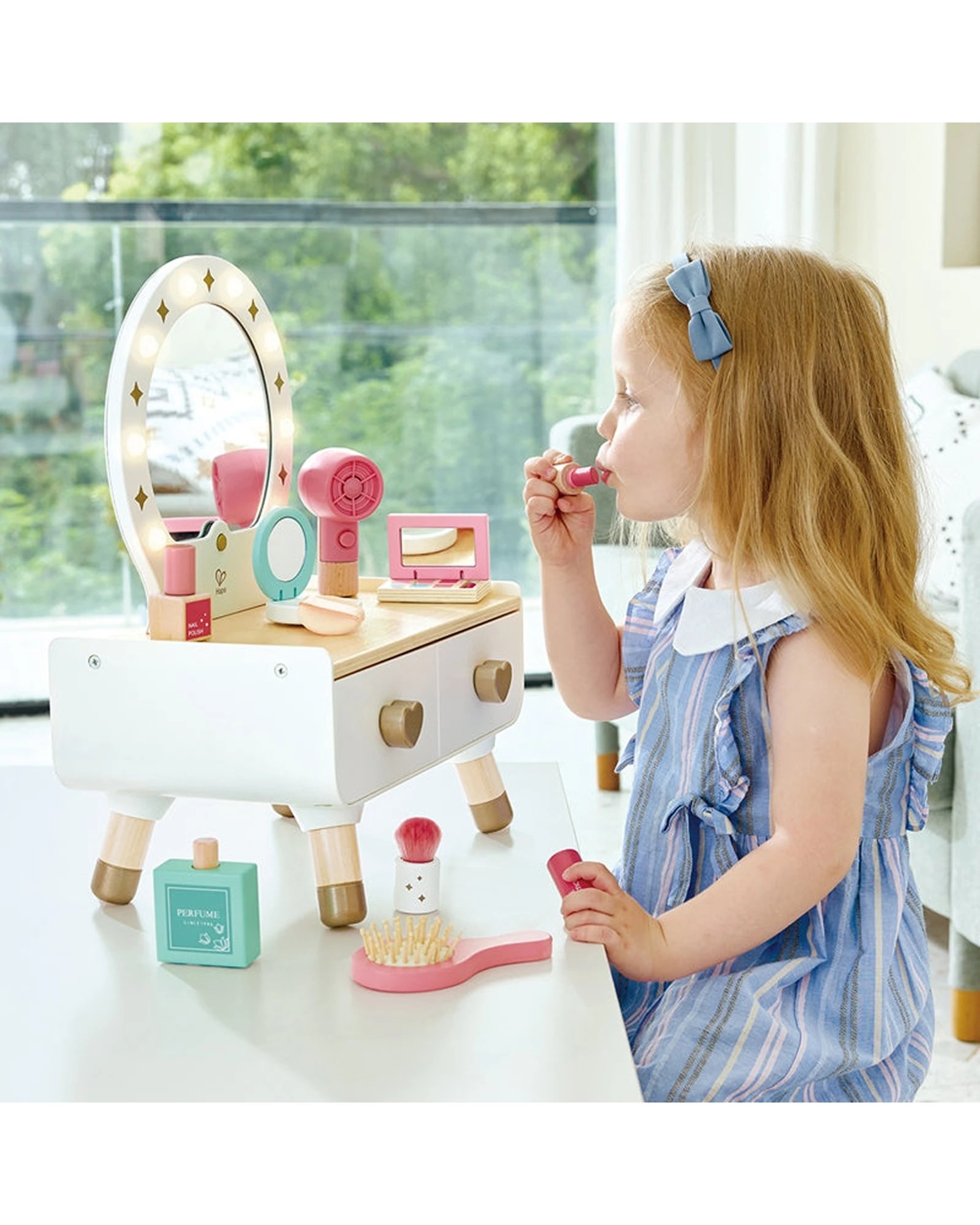 3 Hape My Stylish Dressing Table Light-Up Toy Kids Activity - Multi, 3 of 4