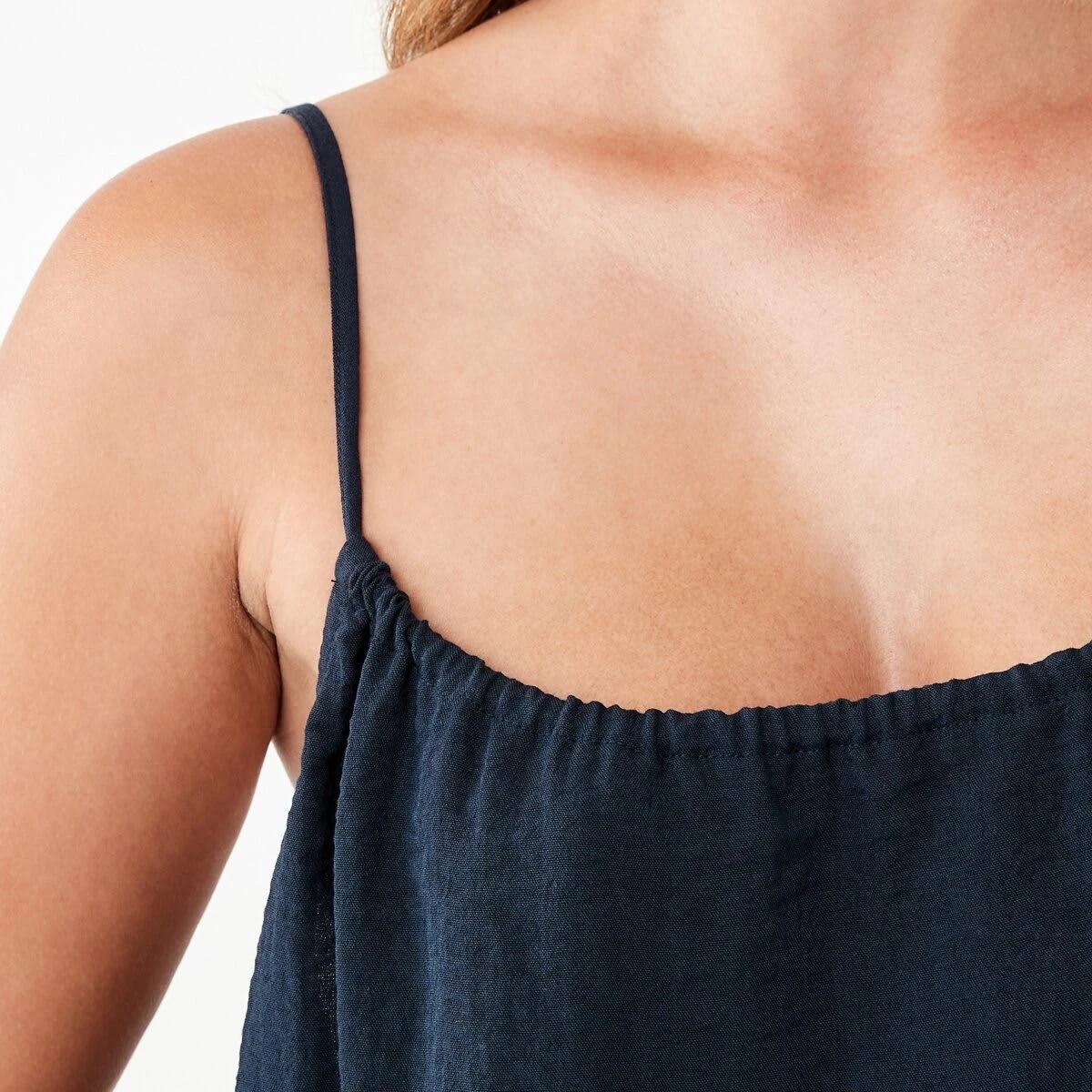 6 Sleeveless Textured Mini Dress Navy Blaze, 6 of 7
