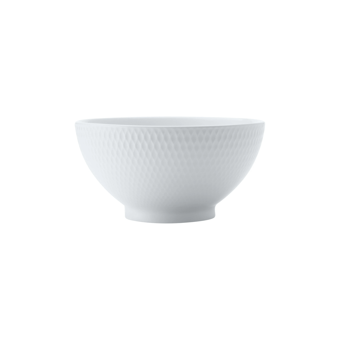 1 Maxwell & Williams Diamonds Rice Bowl Porcelain Microwave Safe Embossed
 - White, 1 of 3