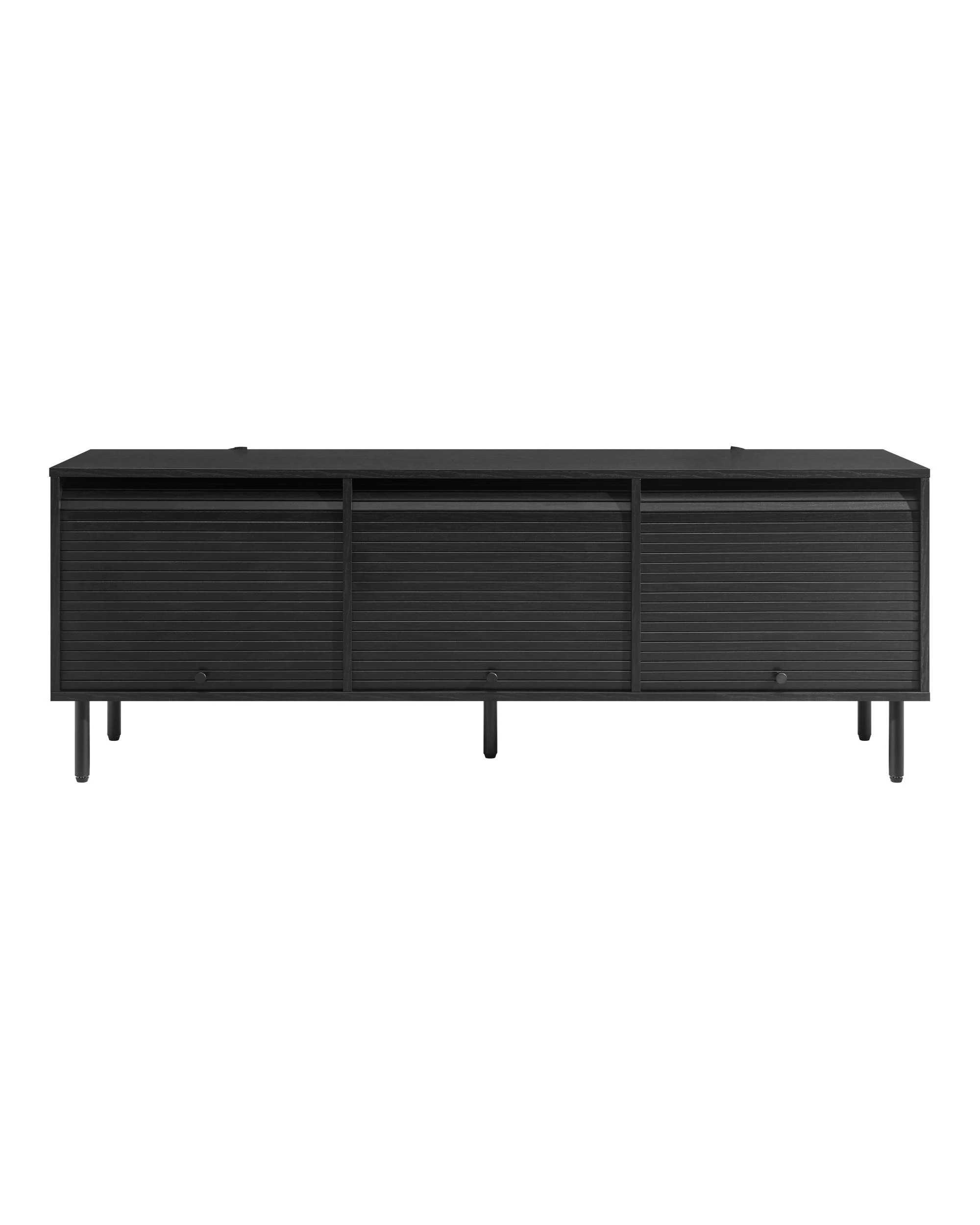 4 Kodu 150cm TV Entertainment Unit 3 Door - Black, 4 of 10