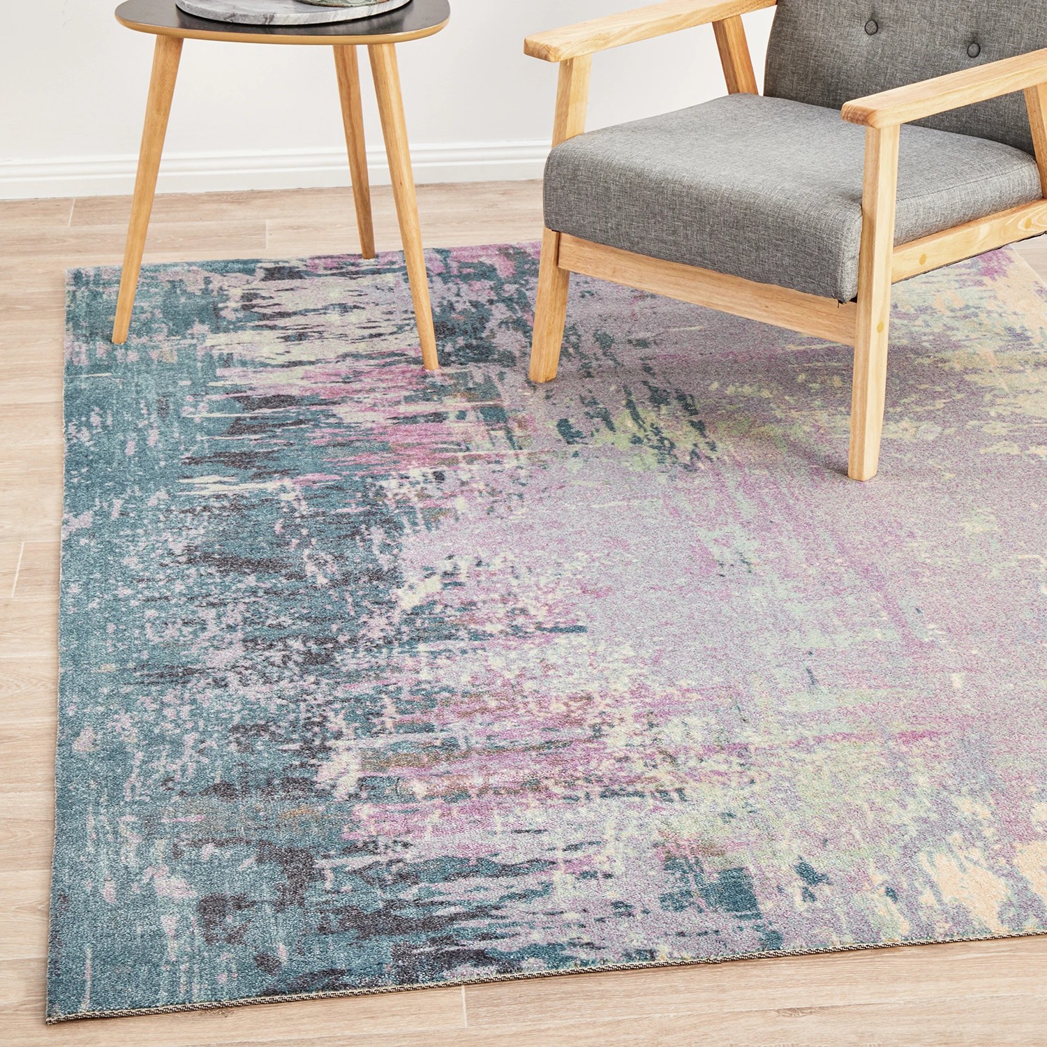 2 Common Ground Rugs Urbanite 562 280x190cm - Large Printed And Hand Carved Floor Rug - Pink, 2 of 8