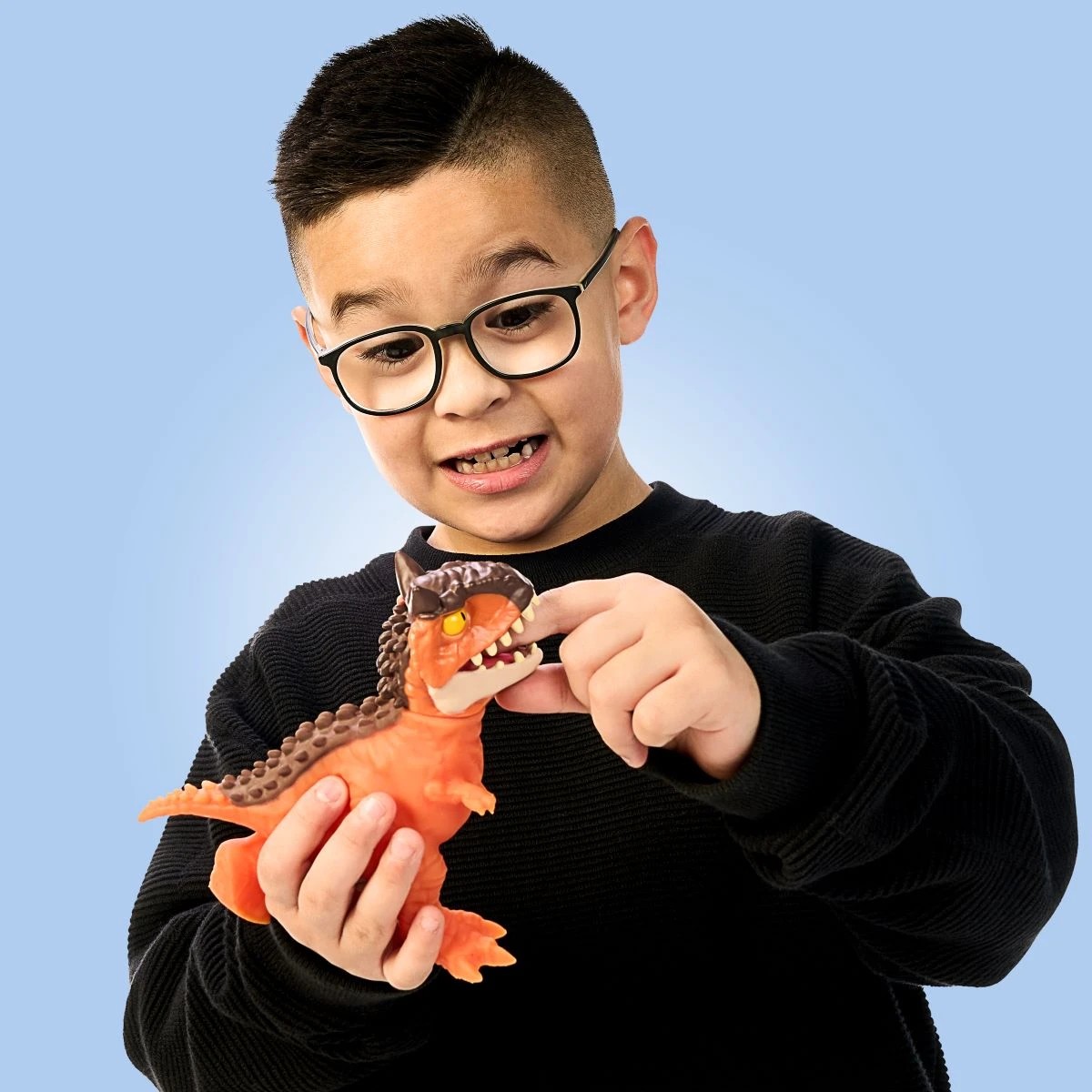 7 Heroes of Goo Jit Zu Jurassic World with Chomp Action, Stretches up to 3 Times Its Size - Assorted, 7 of 7