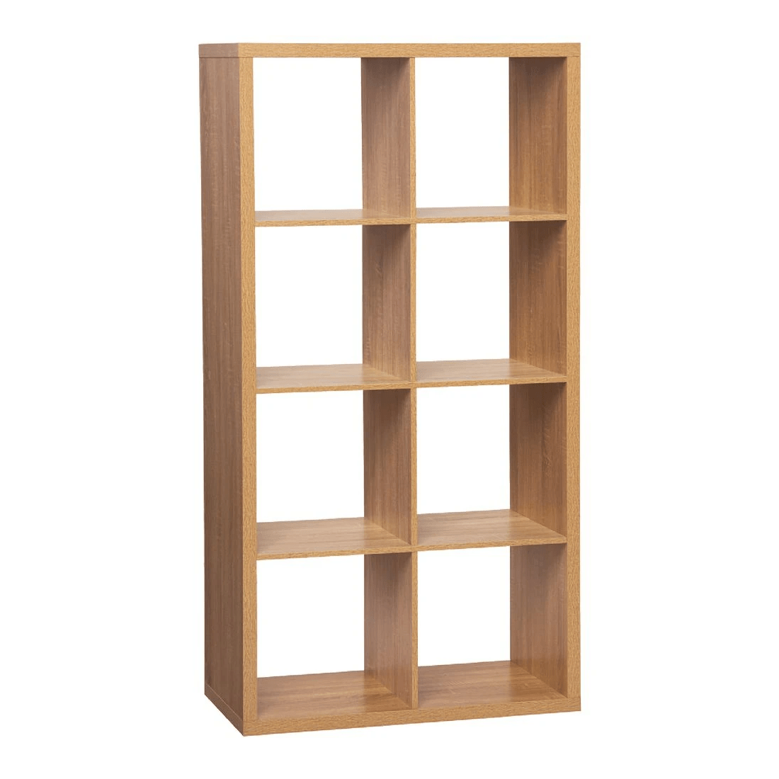 1 Horsen 8 Cube Bookcase Oak, 1 of 5