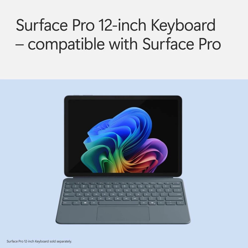 4 Microsoft Surface Pro 12-inch Keyboard with Slim Pen Ocean, 4 of 9