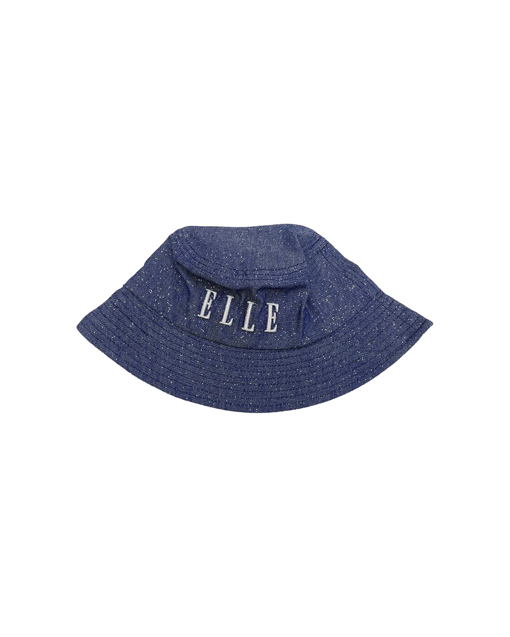 Elle Women's Denim Glitter Cotton Bucket Hat Denim One Size Fits Most ...