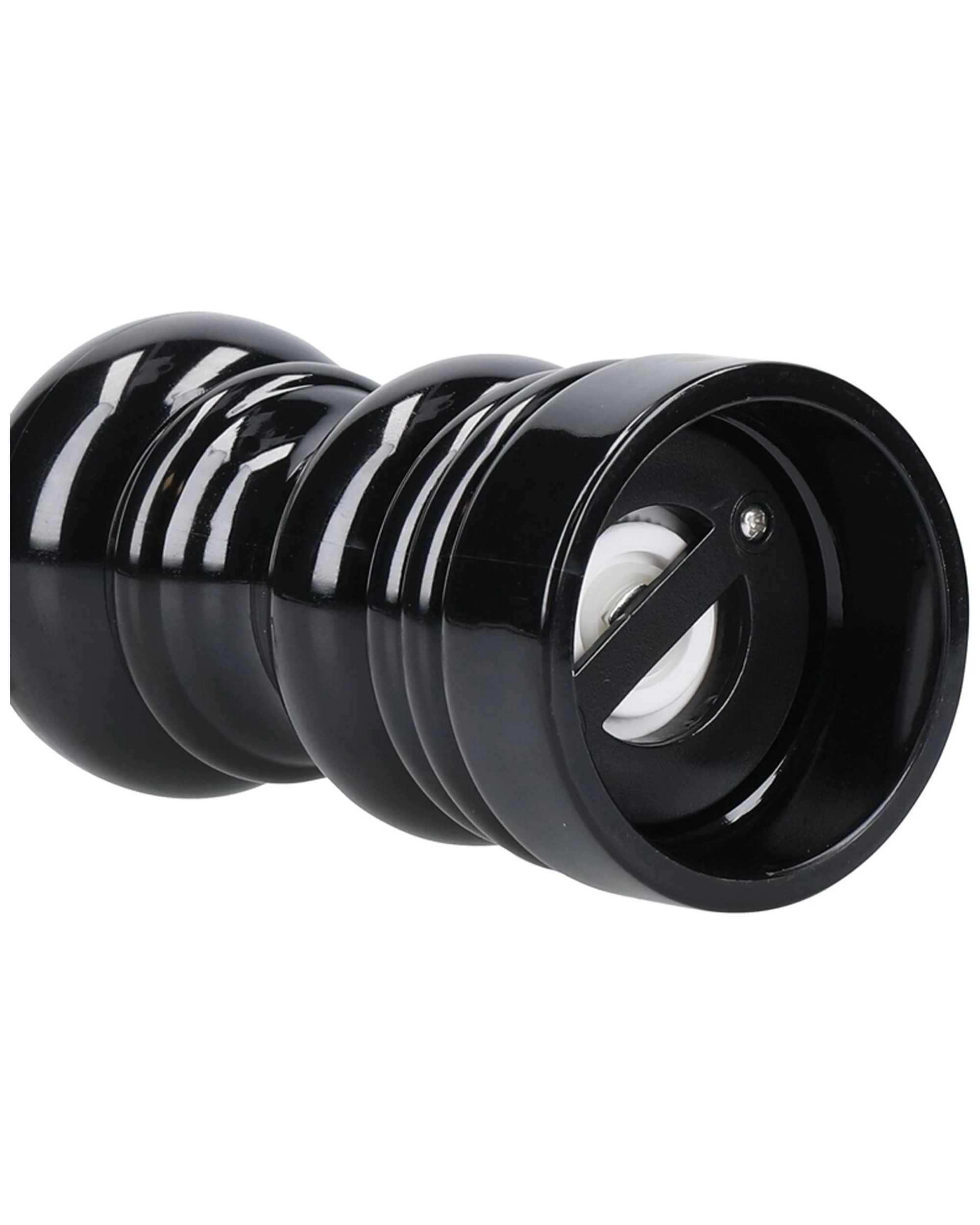 2 Mastercraft 12cm Classic Capstan Salt & Pepper Mill Kitchen Spice Grinder Black
 - Black, 2 of 4