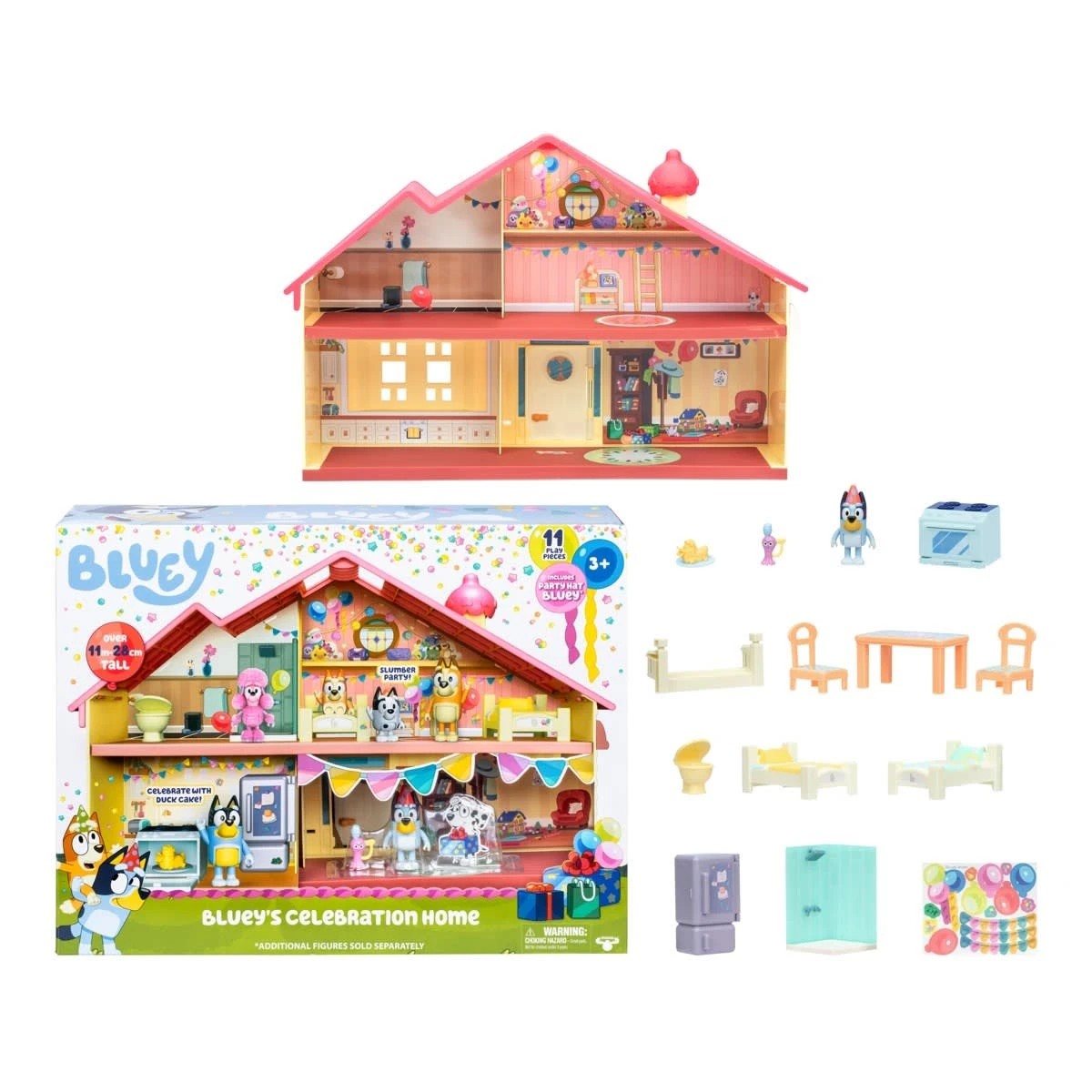 2 28cm Bluey's Birthday Celebration Home Playset, 2 of 9