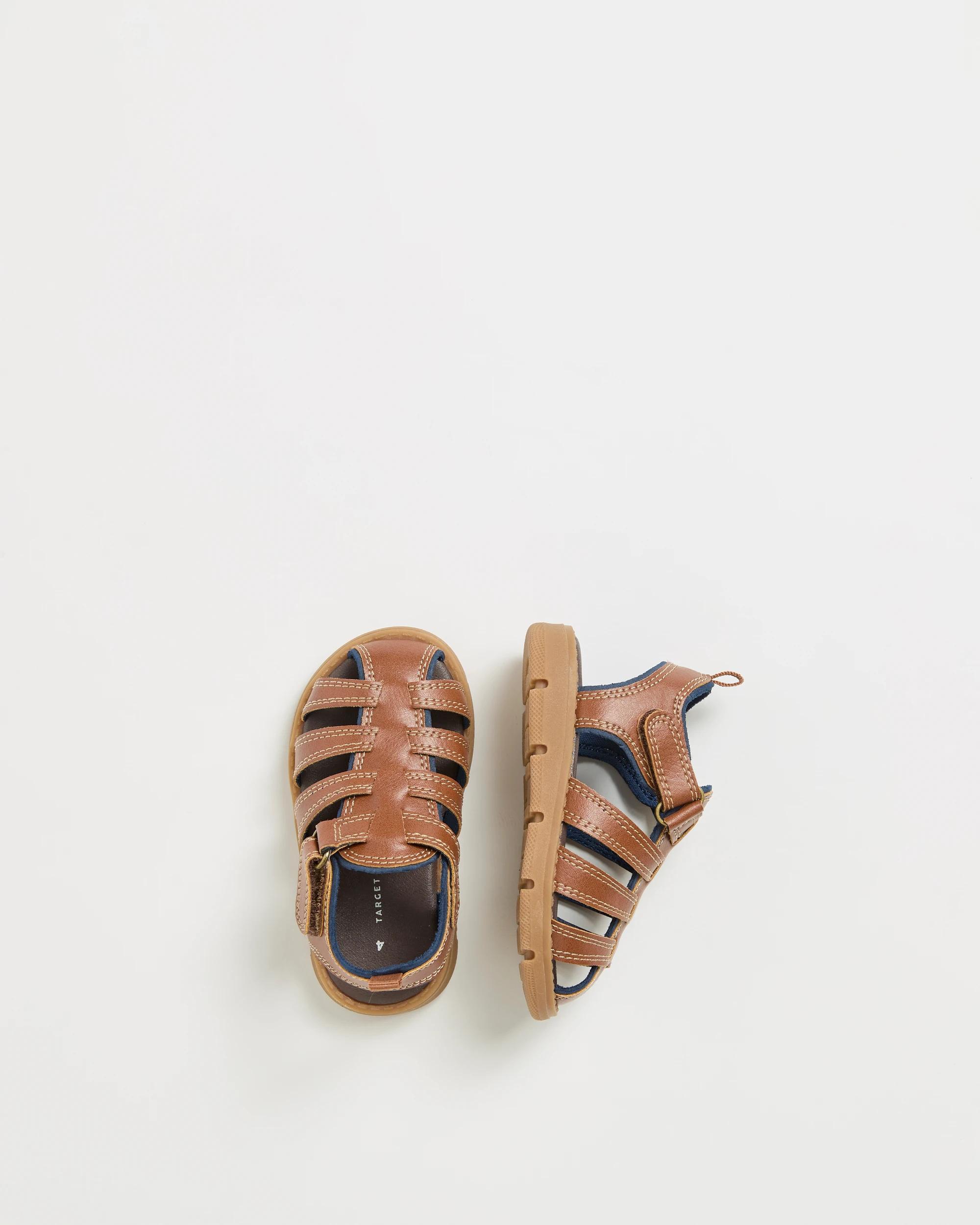 3 Target Baby First Walker/Junior Caged Sandals TAN, 3 of 3
