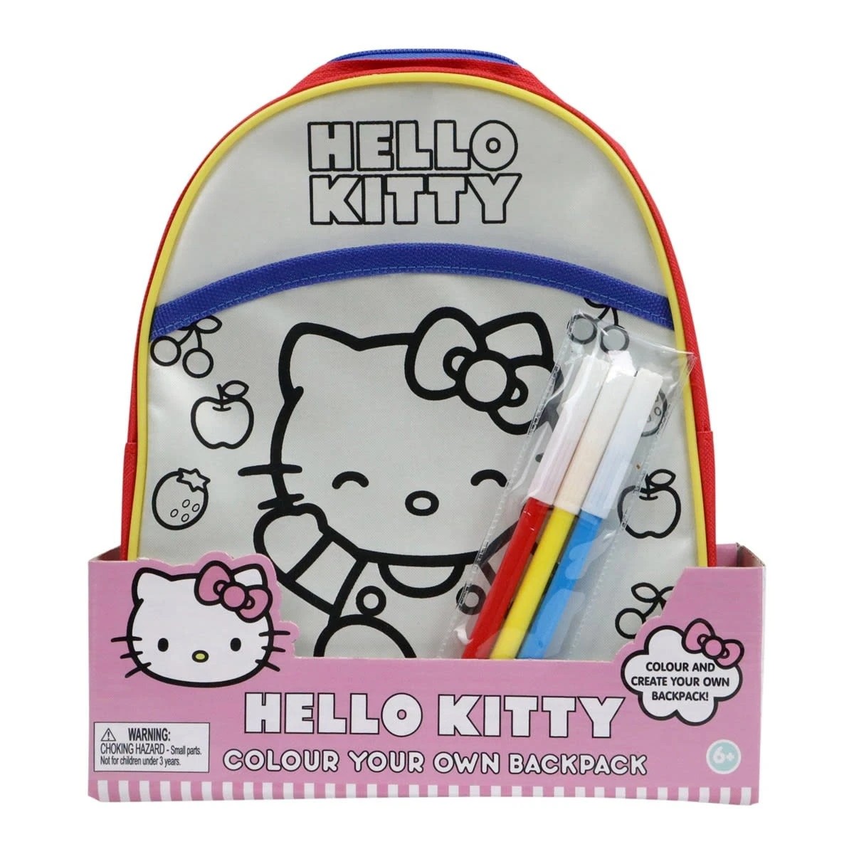 1 Sanrio Hello Kitty Colour Your Own Backpack Set, 1 of 3