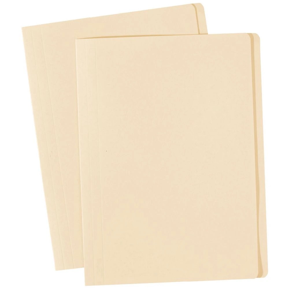 1 Avery Foolscap Premium Manilla Folders Buff 10 Pack, 1 of 2