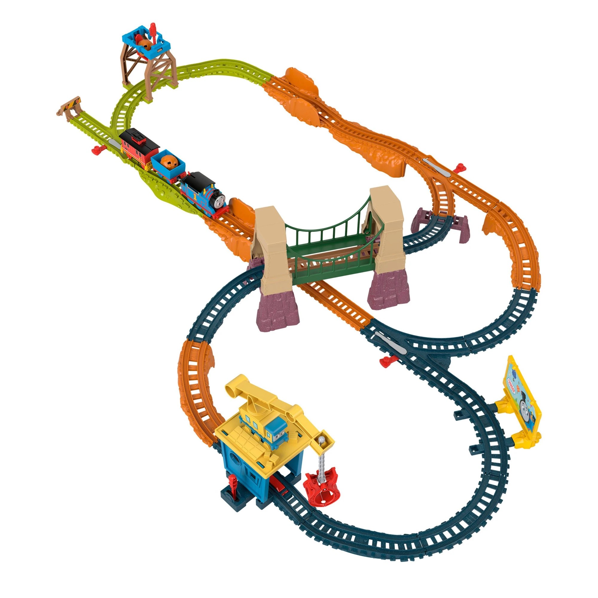 2 Thomas & Friends Adventures with Thomas & Brake Car Bruno Motorized Toy Train & Track Set - Multi, 2 of 5