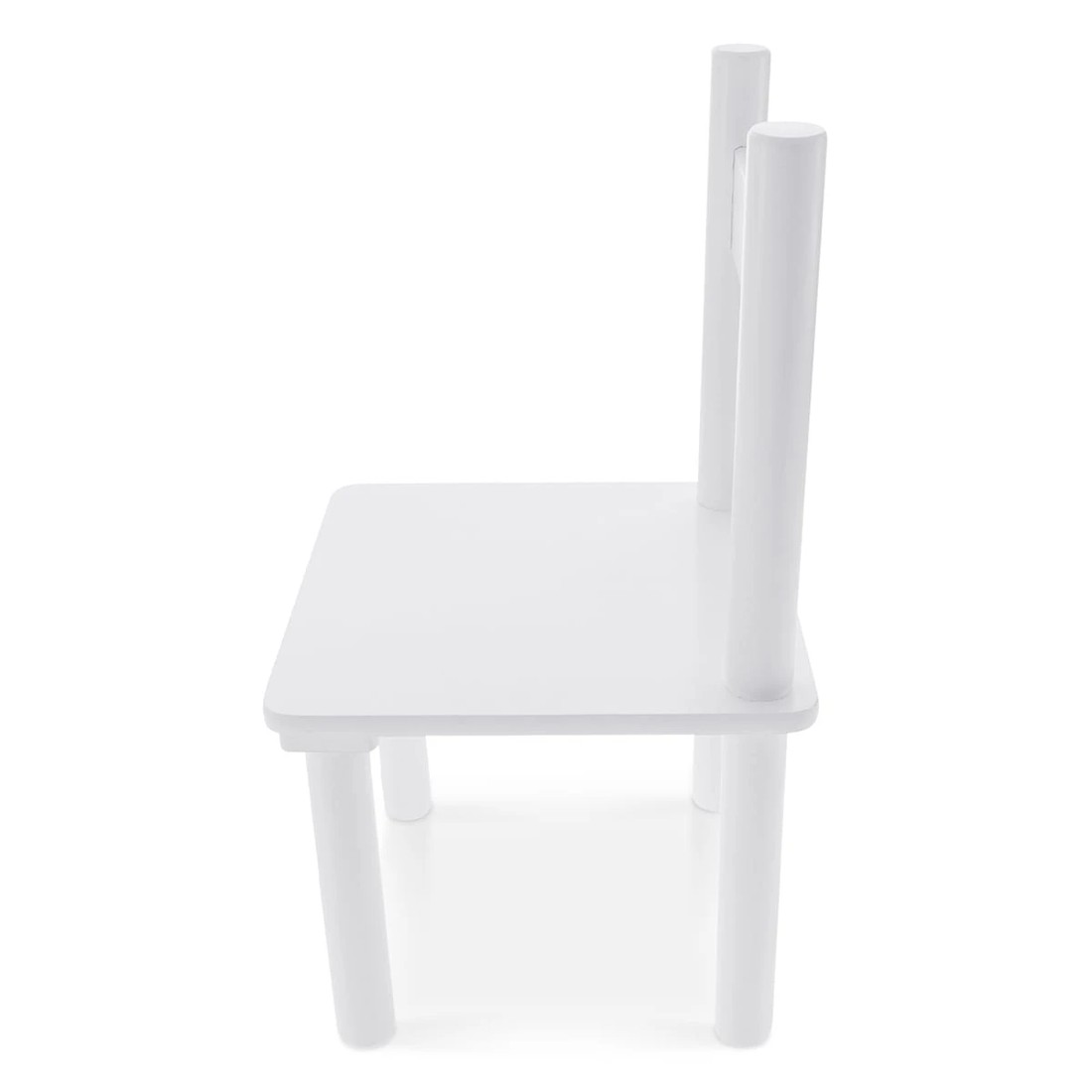 8 3 Piece Table and Chair Set - White, 8 of 10