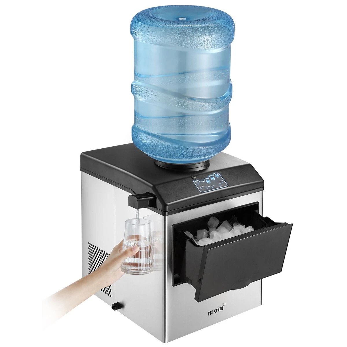 4 Maxkon 22kg Ice Maker Cold Water Dispenser 2 In 1 Bullet, 4 of 4
