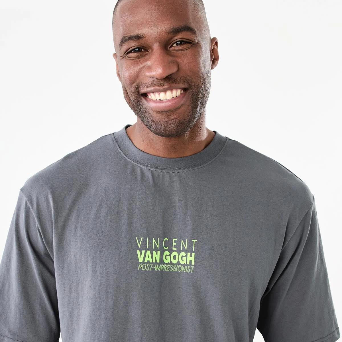 4 Vincent Van Gogh License Oversized T-shirt SEAL GREY, 4 of 6