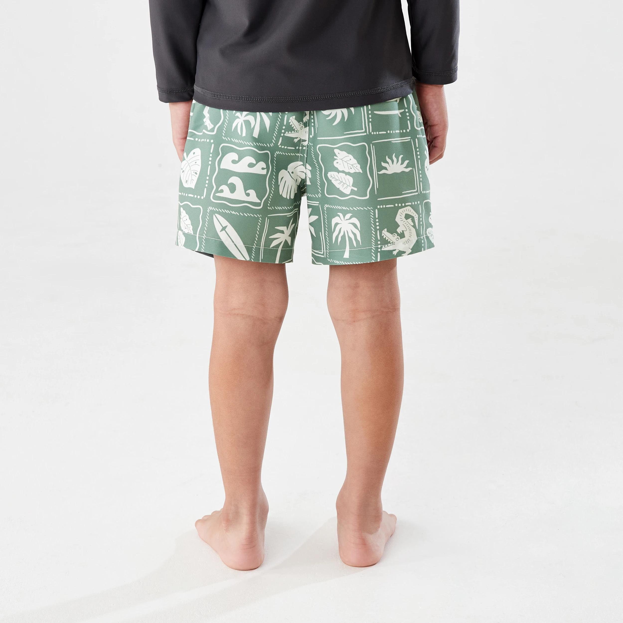 2 Printed Boardshorts SURF ICON TILE GREEN, 2 of 5