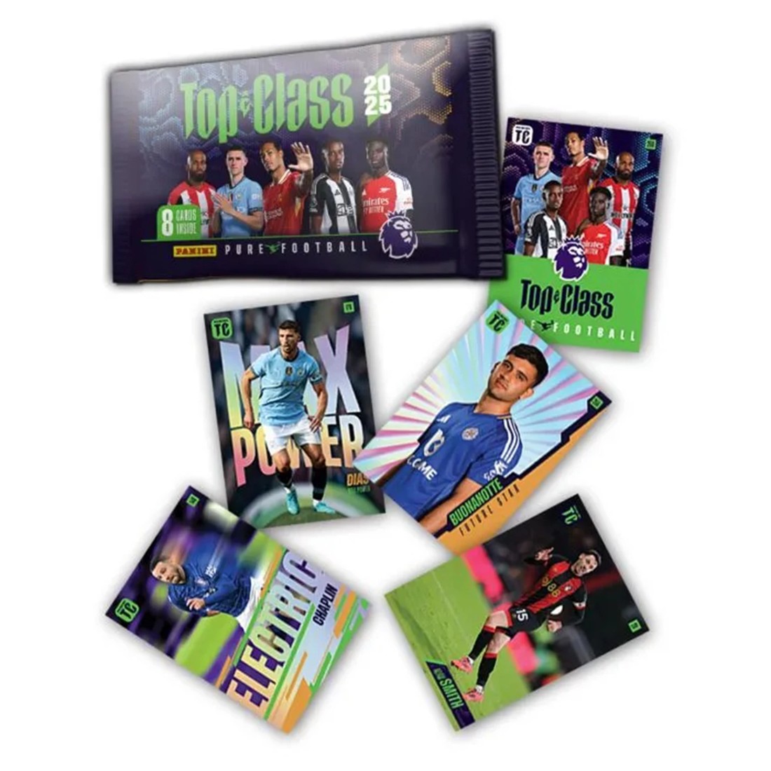 2 Panini Pure Football Top Class 2025 Official Trading Card Booster Pack, 2 of 2