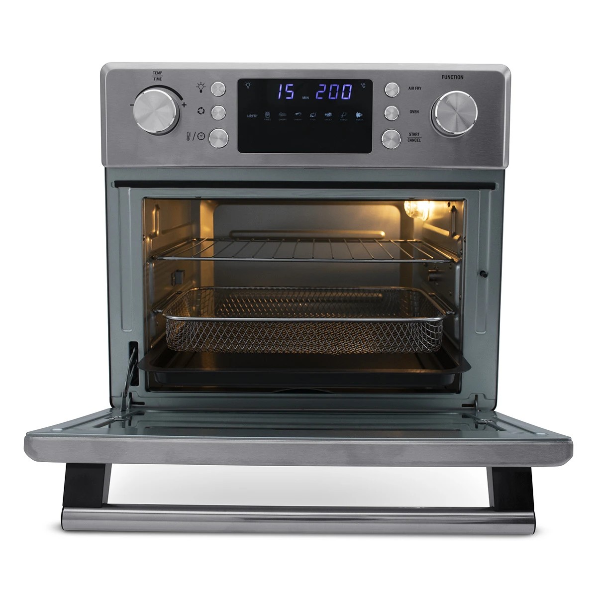 6 25L Air Fryer and Oven - Silver, 6 of 9