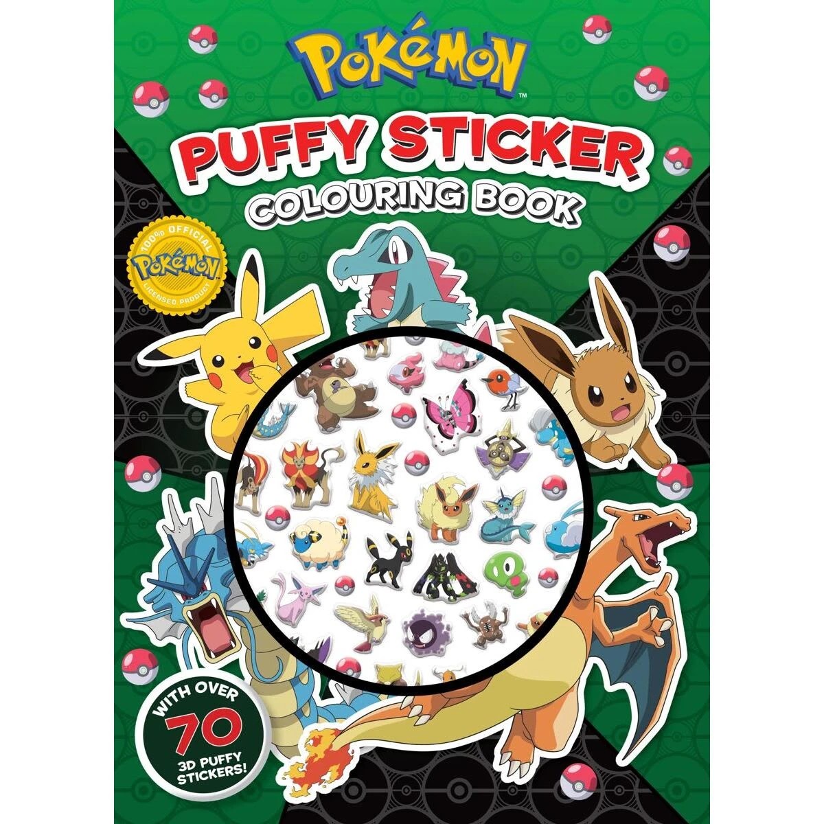 1 Pokemon Puffy Sticker Colouring Book, 1 of 1