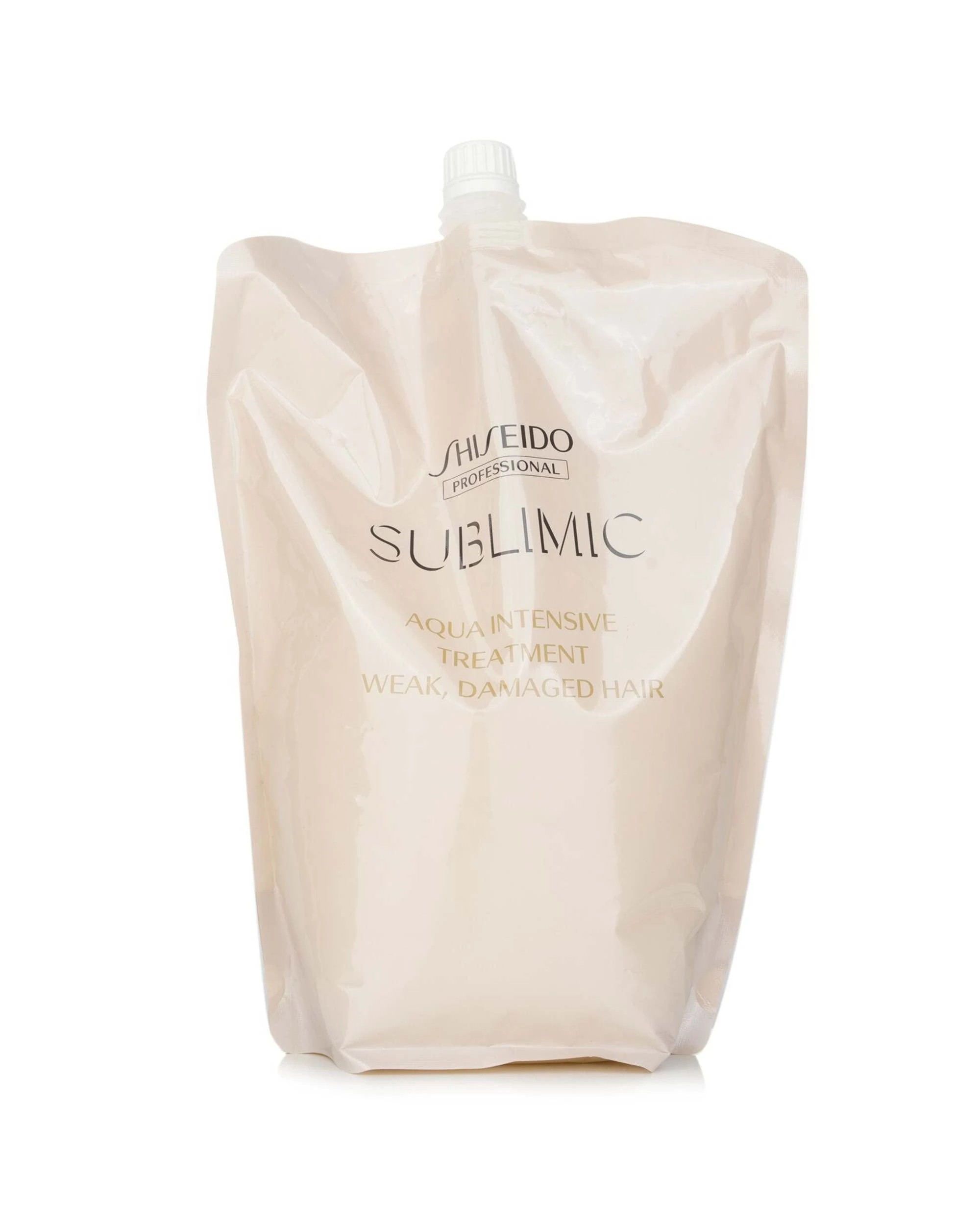 1 Shiseido Sublimic Aqua Intensive Treatment Refill (Weak, Damaged Hair)  1800g, 1 of 2