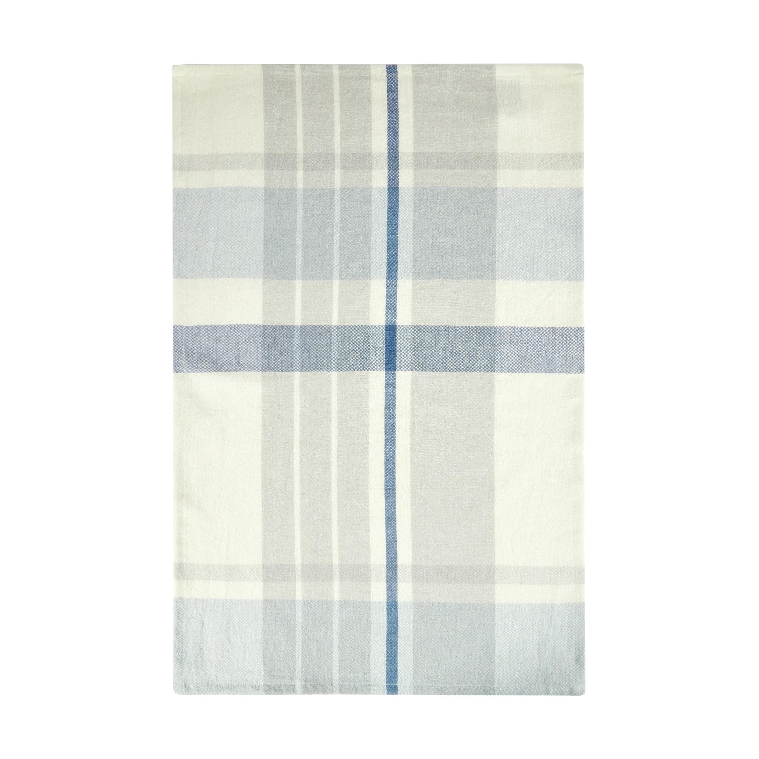 3 3 Pack Blue Patterned Tea Towels, 3 of 6