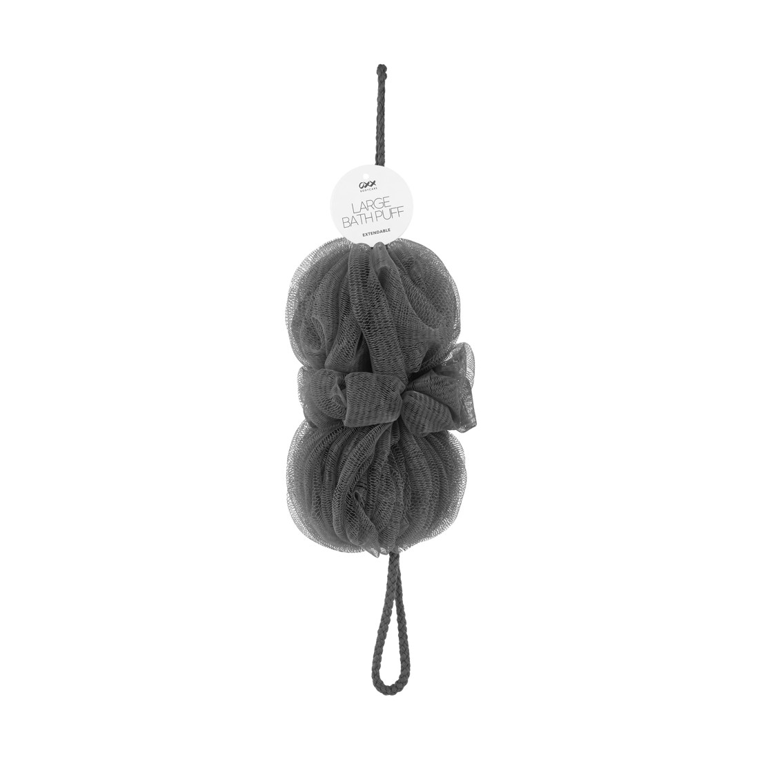 5 OXX Bodycare Large Bath Puff - Grey, 5 of 5