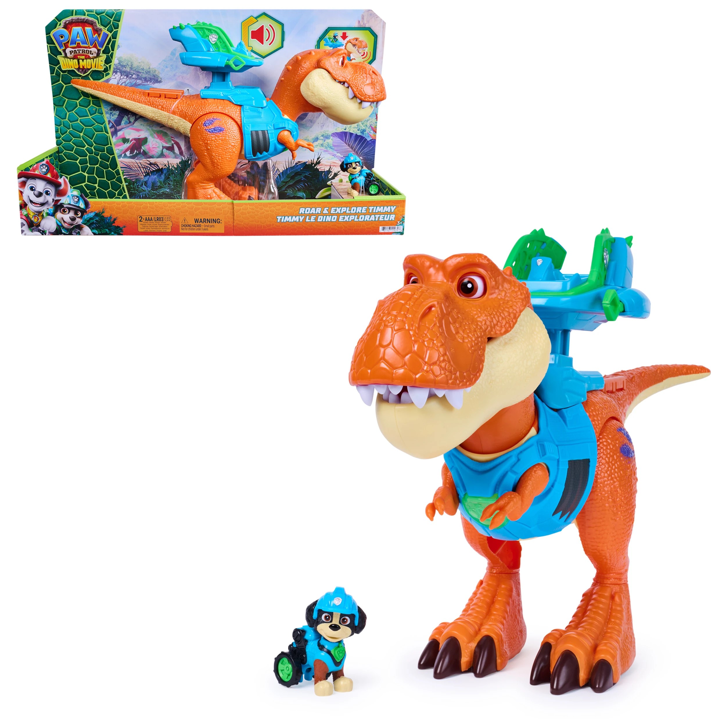 1 PAW Patrol The Dino Movie Roar and Explore Timmy, 1 of 9