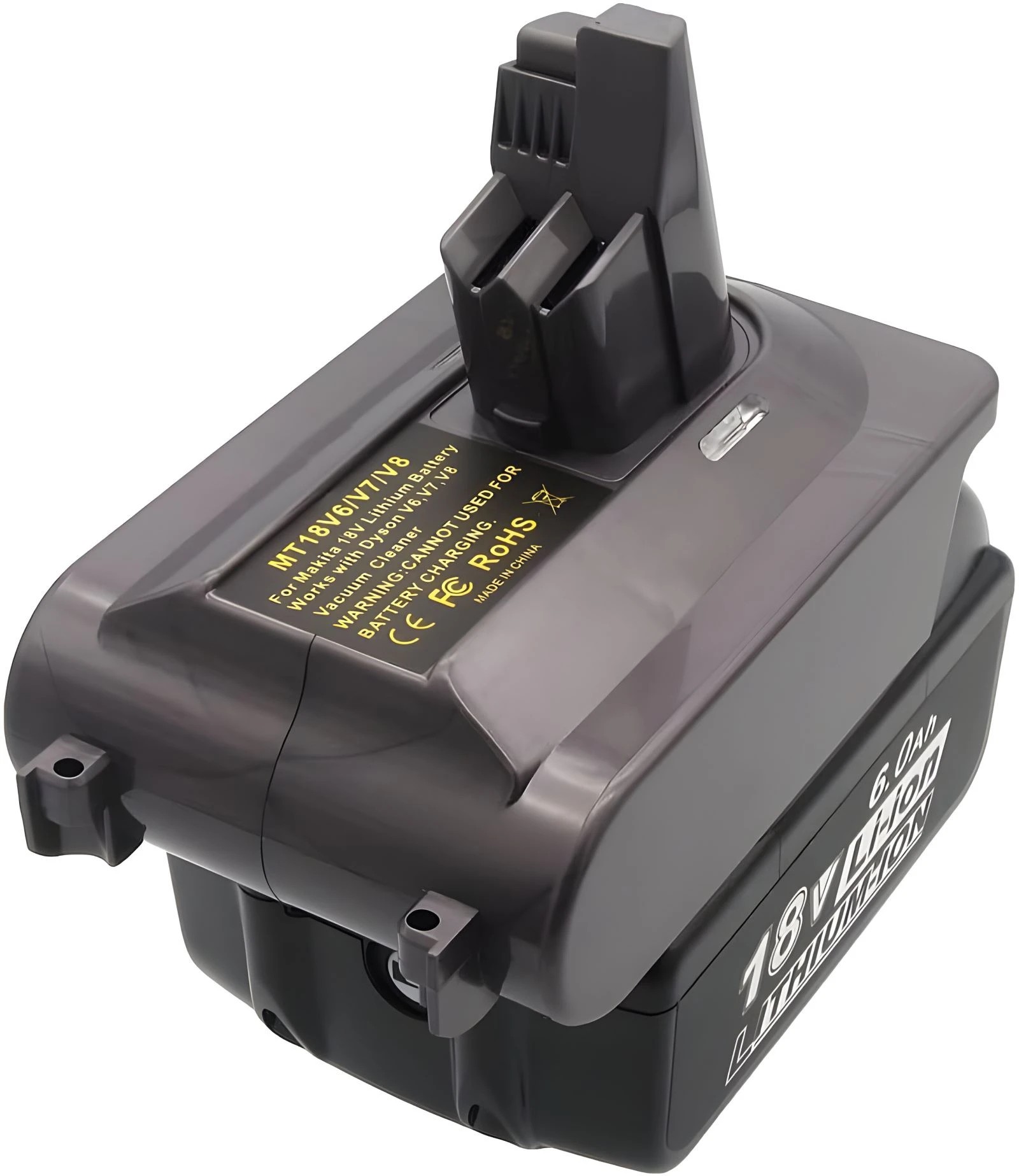 2 Hygieia Battery Converter For Makita 18V To Dyson - Grey, 2 of 3