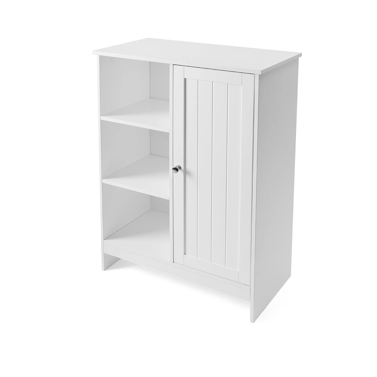 5 Panelled Cabinet with 3 Shelves - White, 5 of 7