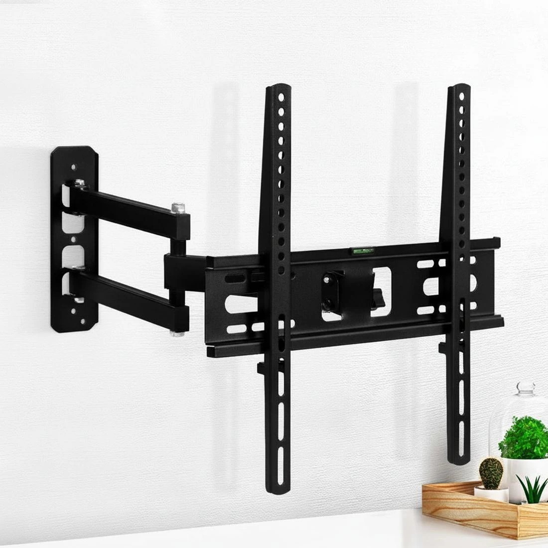6 Artiss TV Wall Mount Bracket for 23"-55" LED LCD TVs Full Motion Strong Arms - Black, 6 of 6