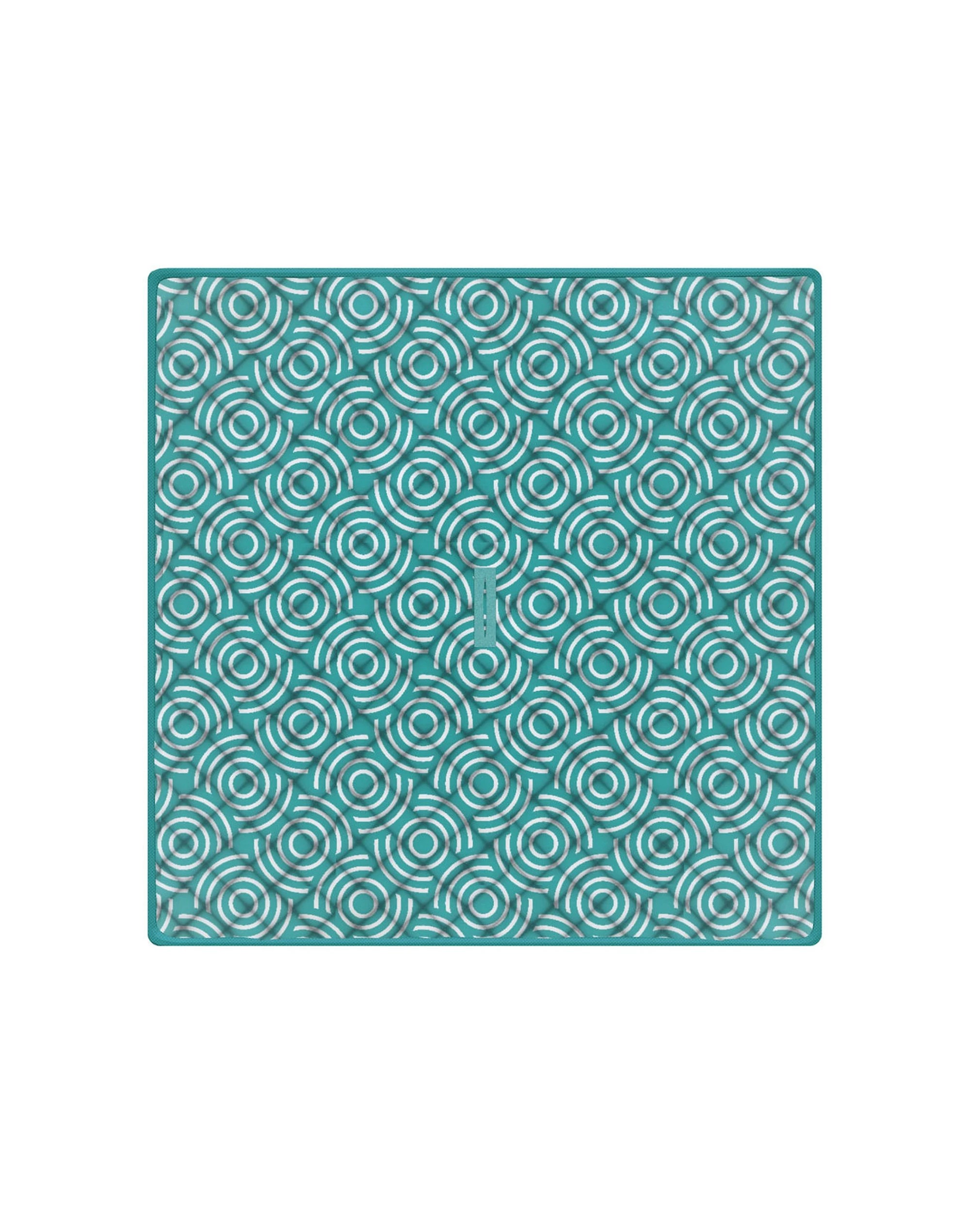 1 Mirage Beach Sand Mat with Umbrella Hole Sand Resistant Outdoor Aqua 2x2m, 1 of 1