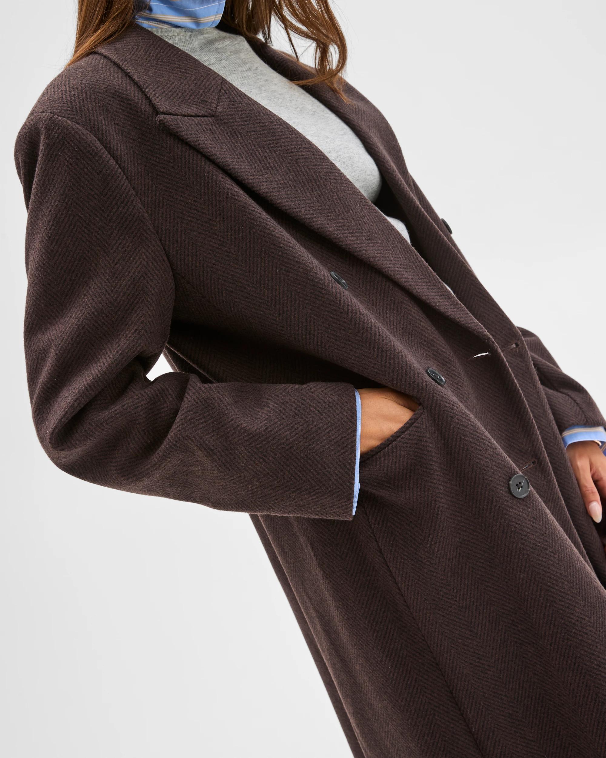 6 Lily Loves Winter Coat HERRINGBONE, 6 of 7