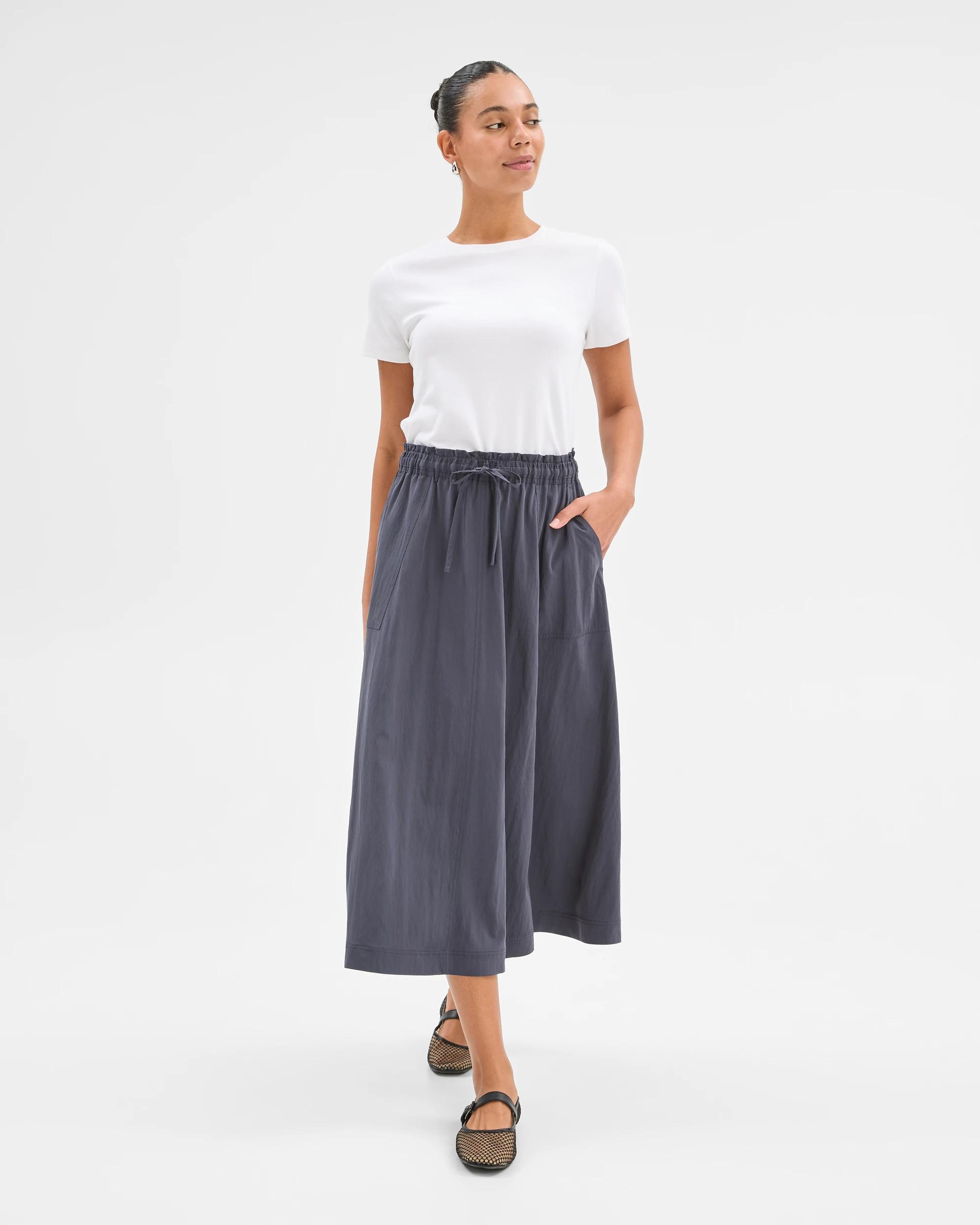 1 Target Pull On Midi Skirt GRAPHITE, 1 of 5