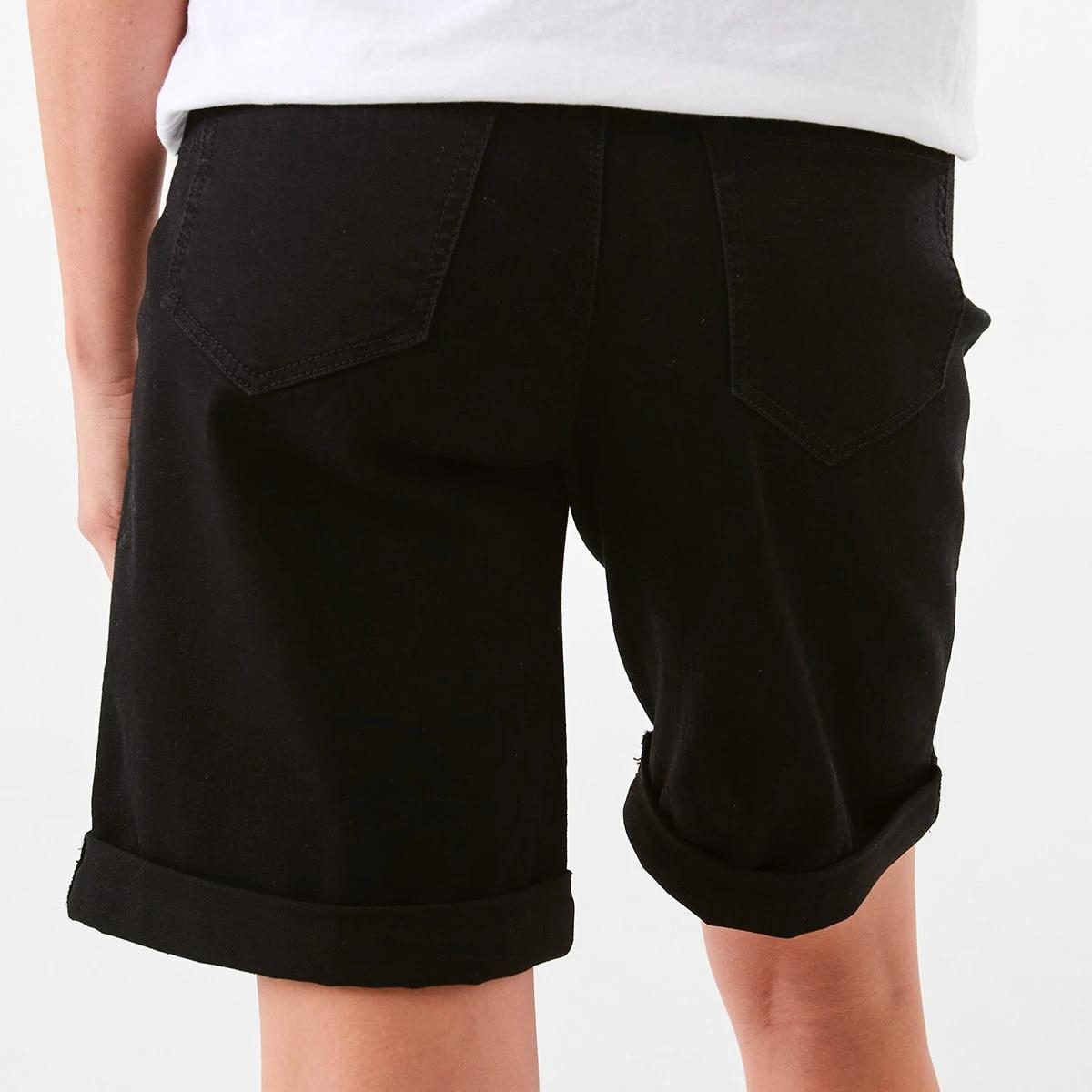 3 Denim Bermuda Shorts Black Wash, 3 of 7