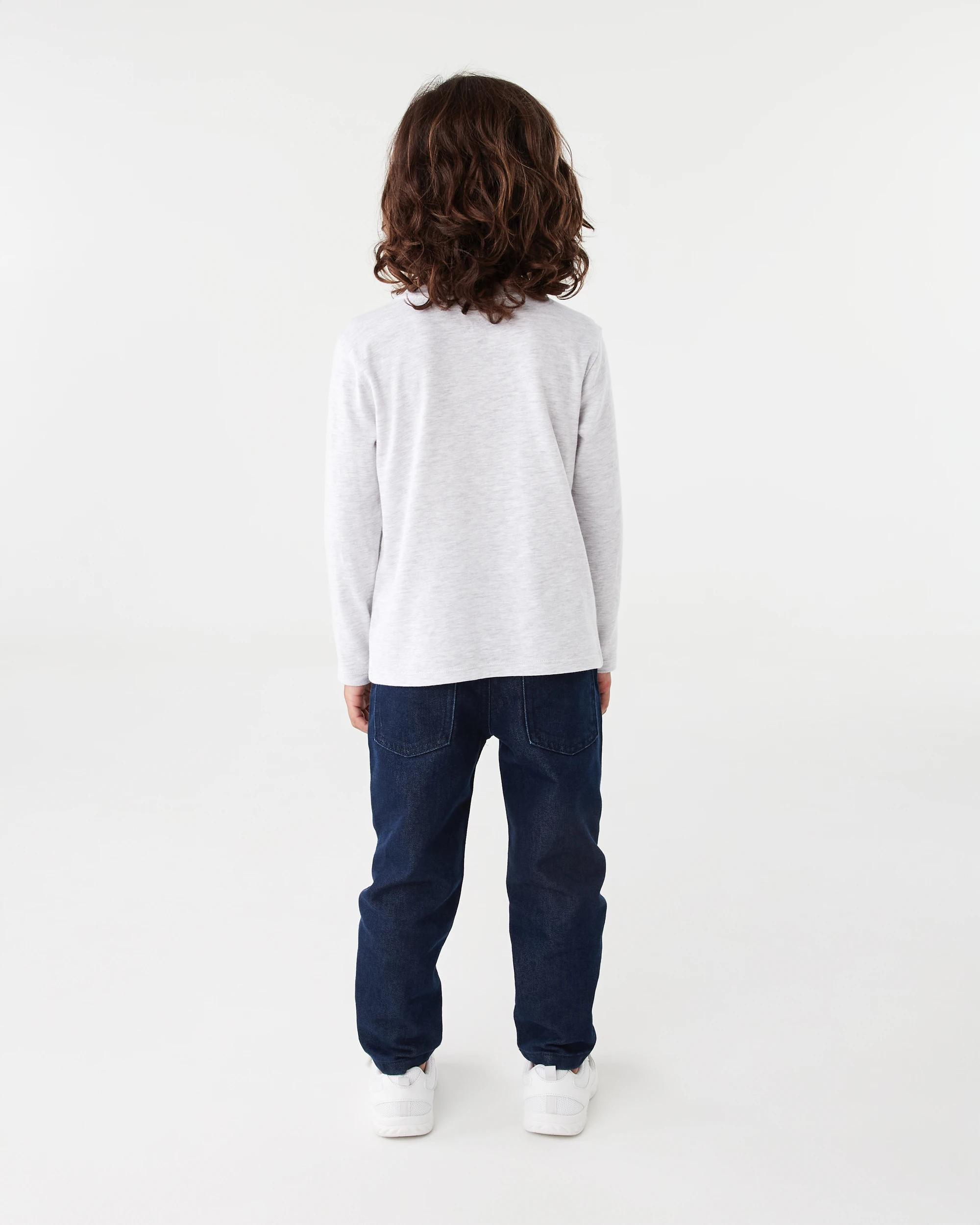 6 Long Sleeve Print T-shirt Gry Animal, 6 of 6