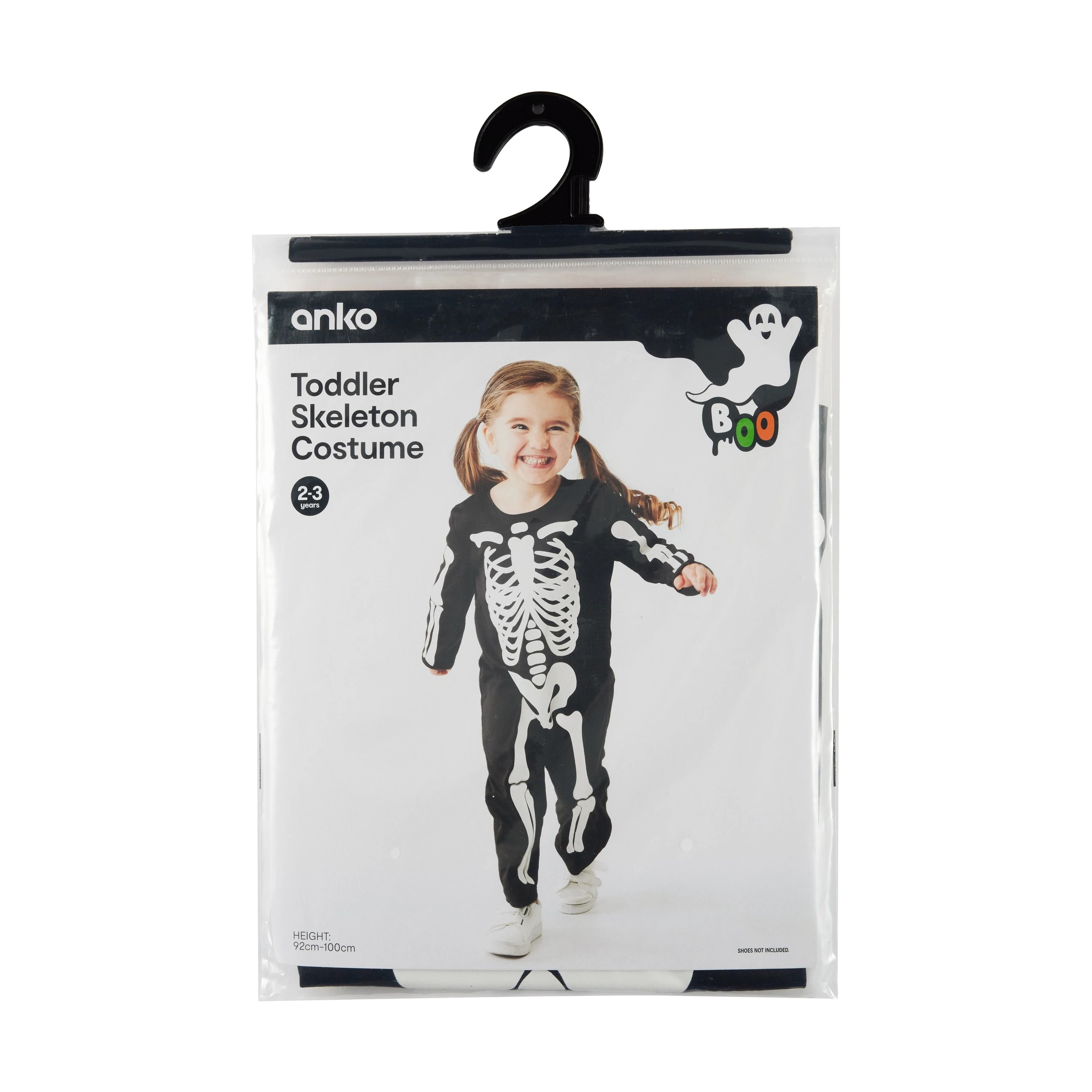 6 Toddler Skeleton Costume - Ages 2-3, 6 of 7