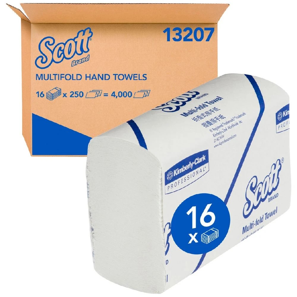 Scott Multifold Hand Towel 16 Pack - Kmart